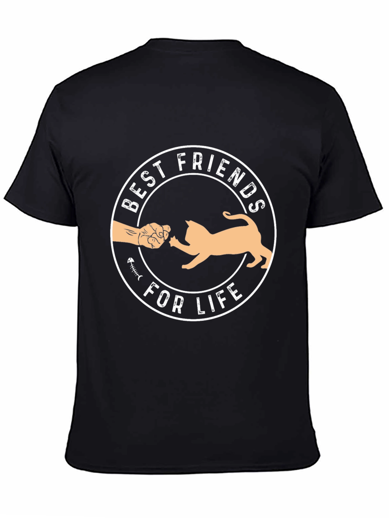 Black Best Friends for Life Graphic Tee view 4