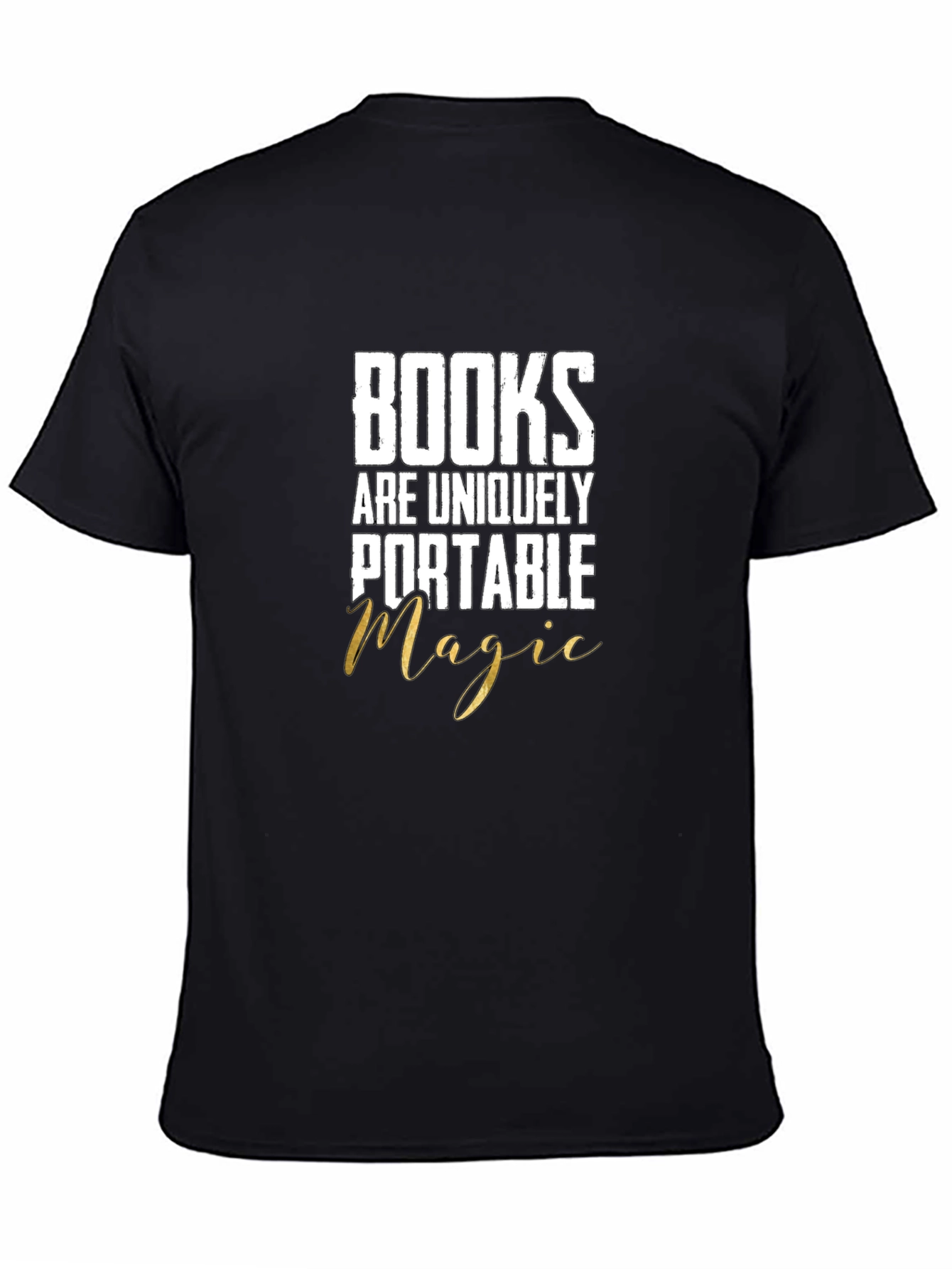 Black Books are Magic T-Shirt - Unique Reader Tee view 4