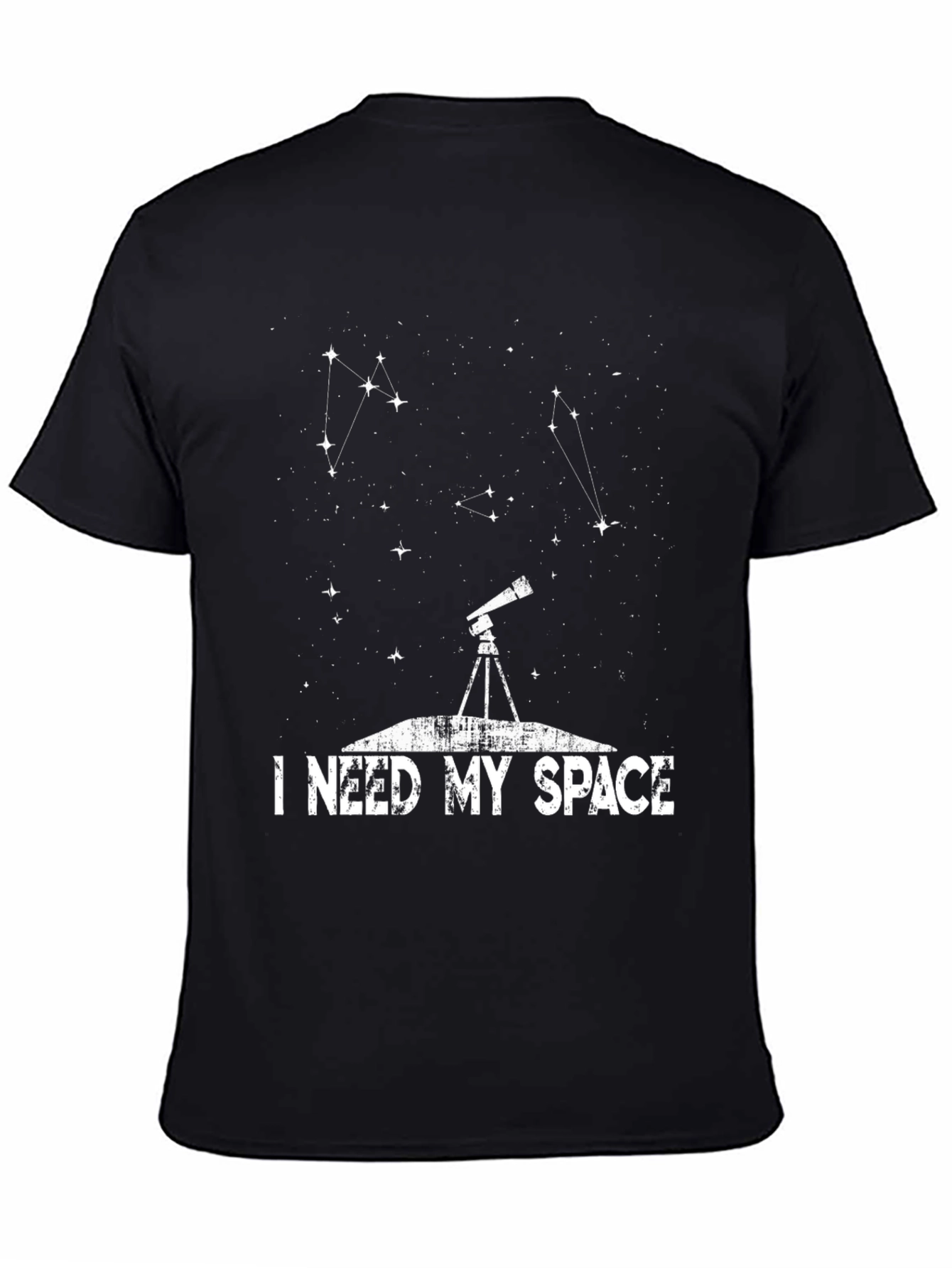 I Need My Space Graphic Tee - Astronomy Constellation Shirt - 4