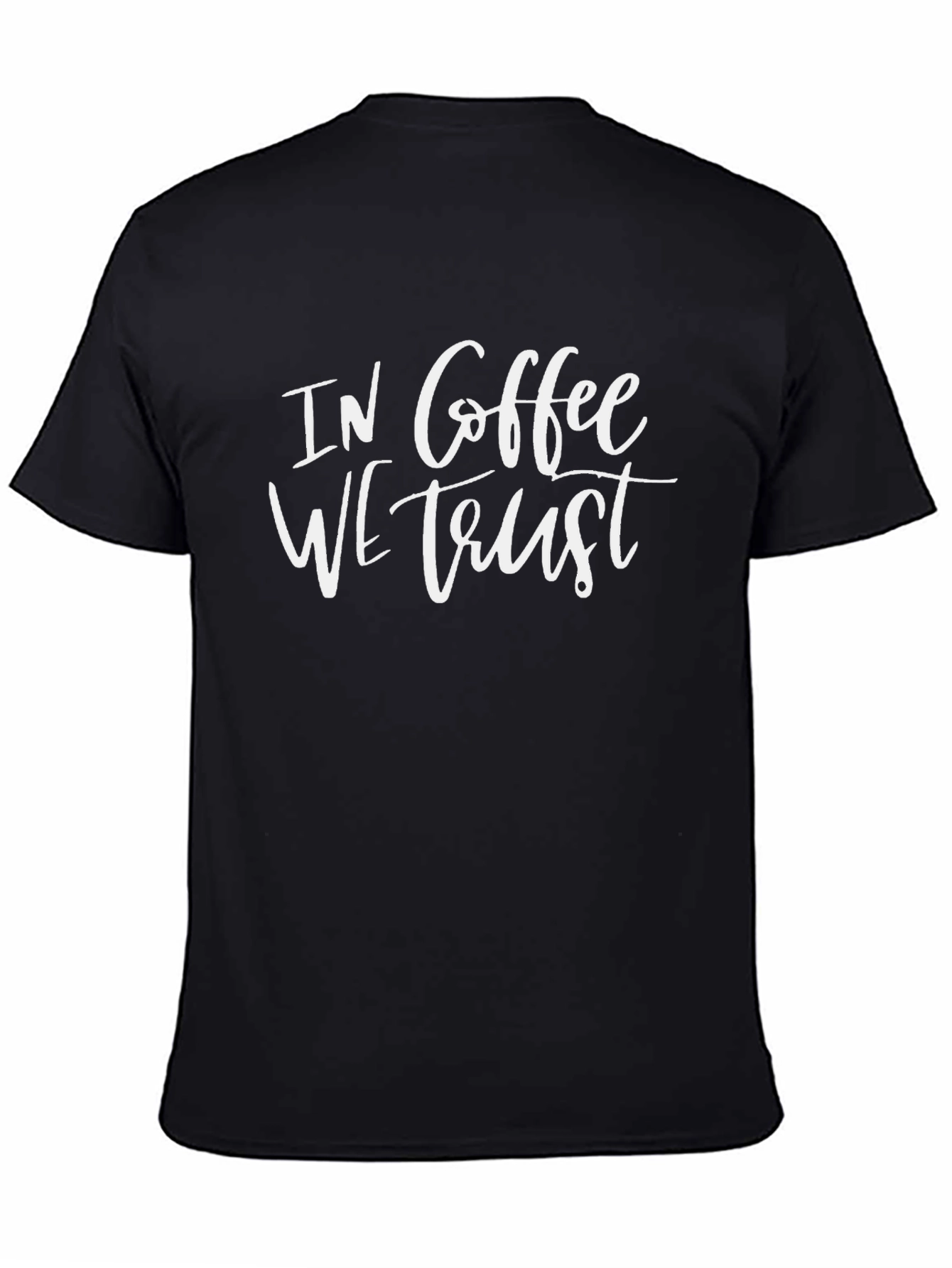 Black In Coffee We Trust Graphic T-Shirt view 4