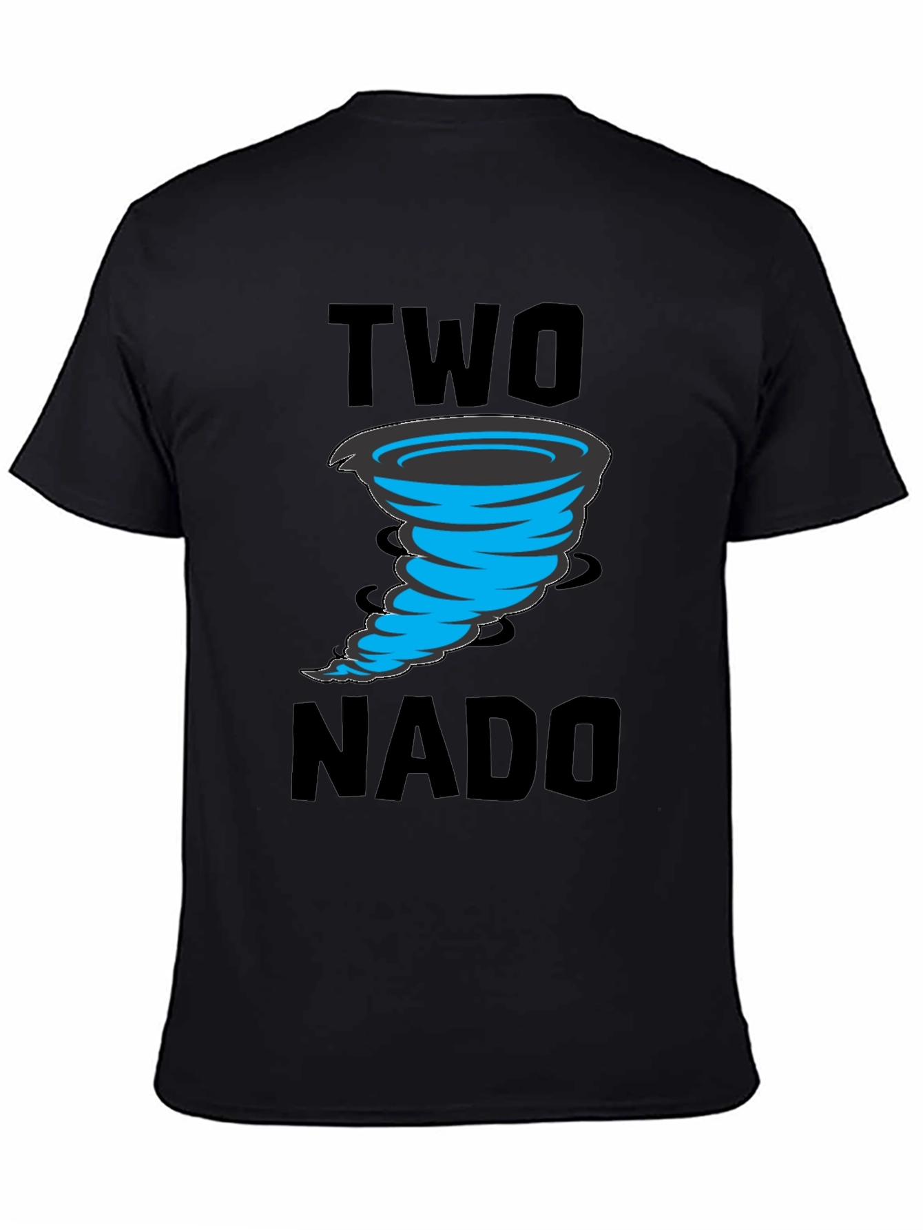 Black Two-nado Graphic T-Shirt view 4