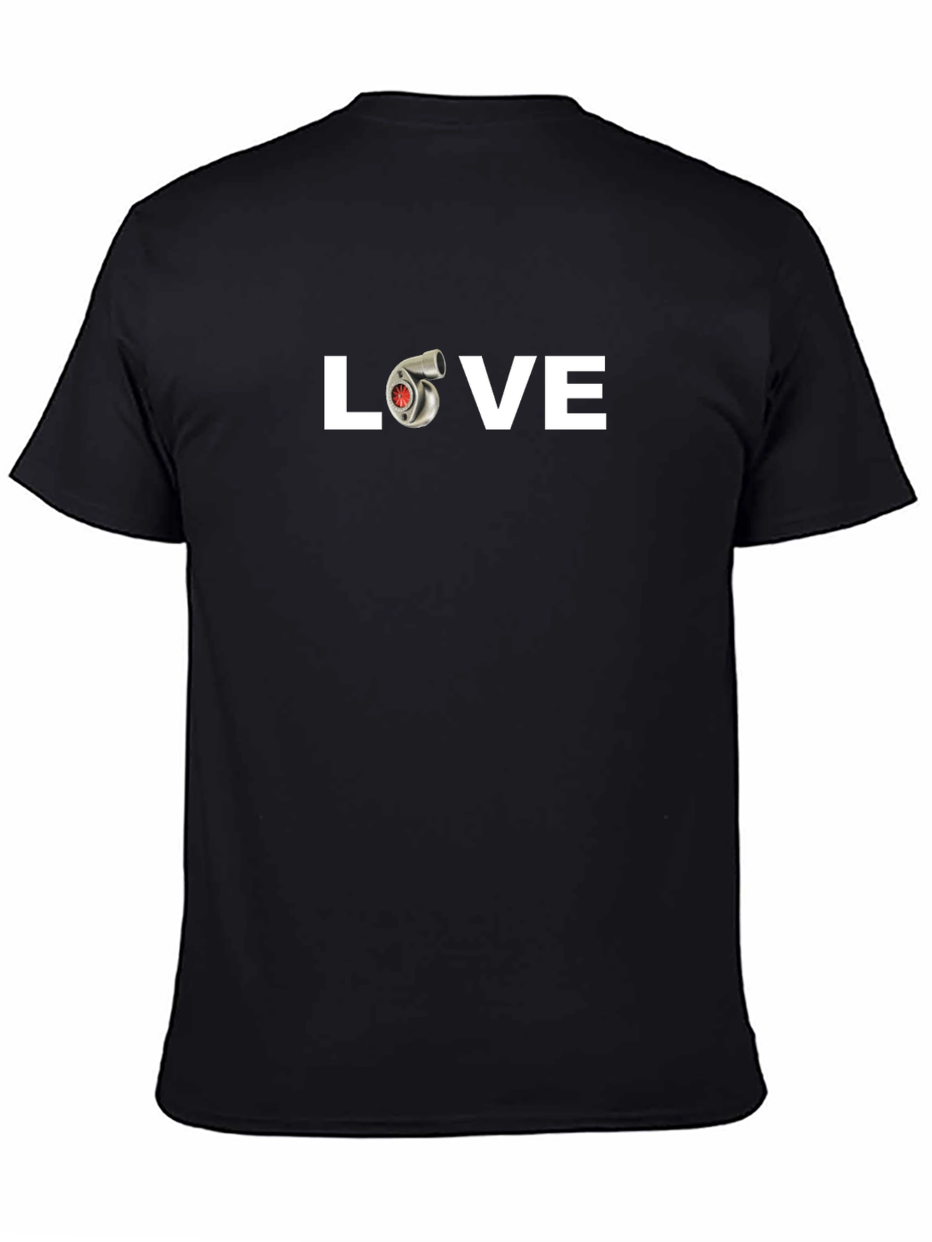 Black Love Turbo Black Graphic Tee view 4