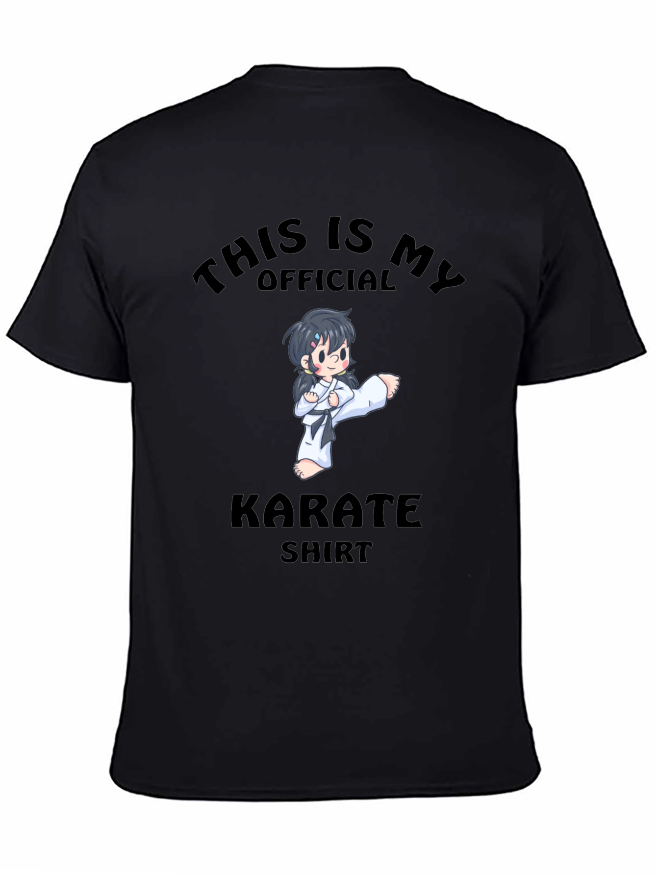 Black Karate Official T-Shirt view 4