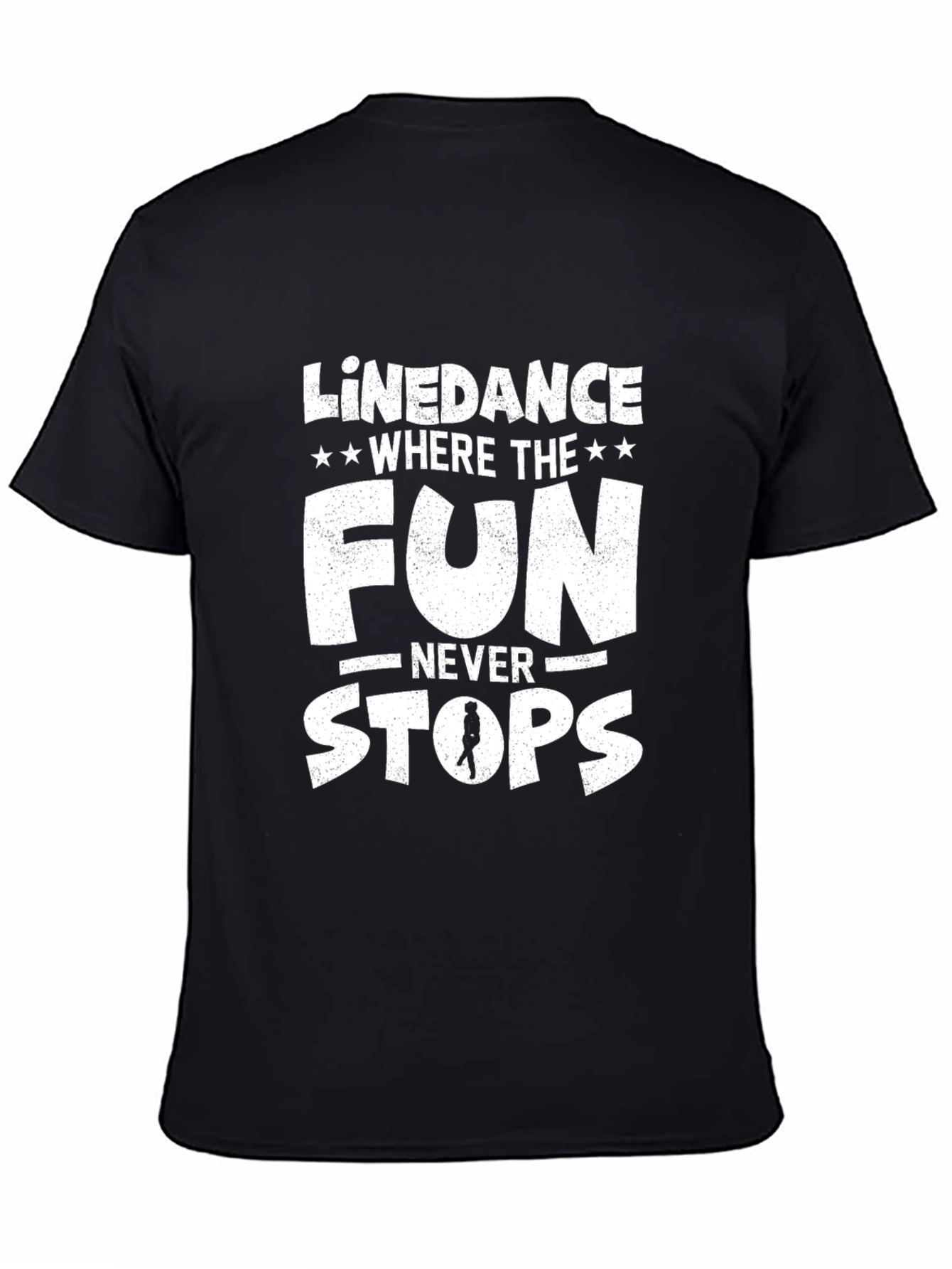Black Line Dance Fun T-Shirt view 4
