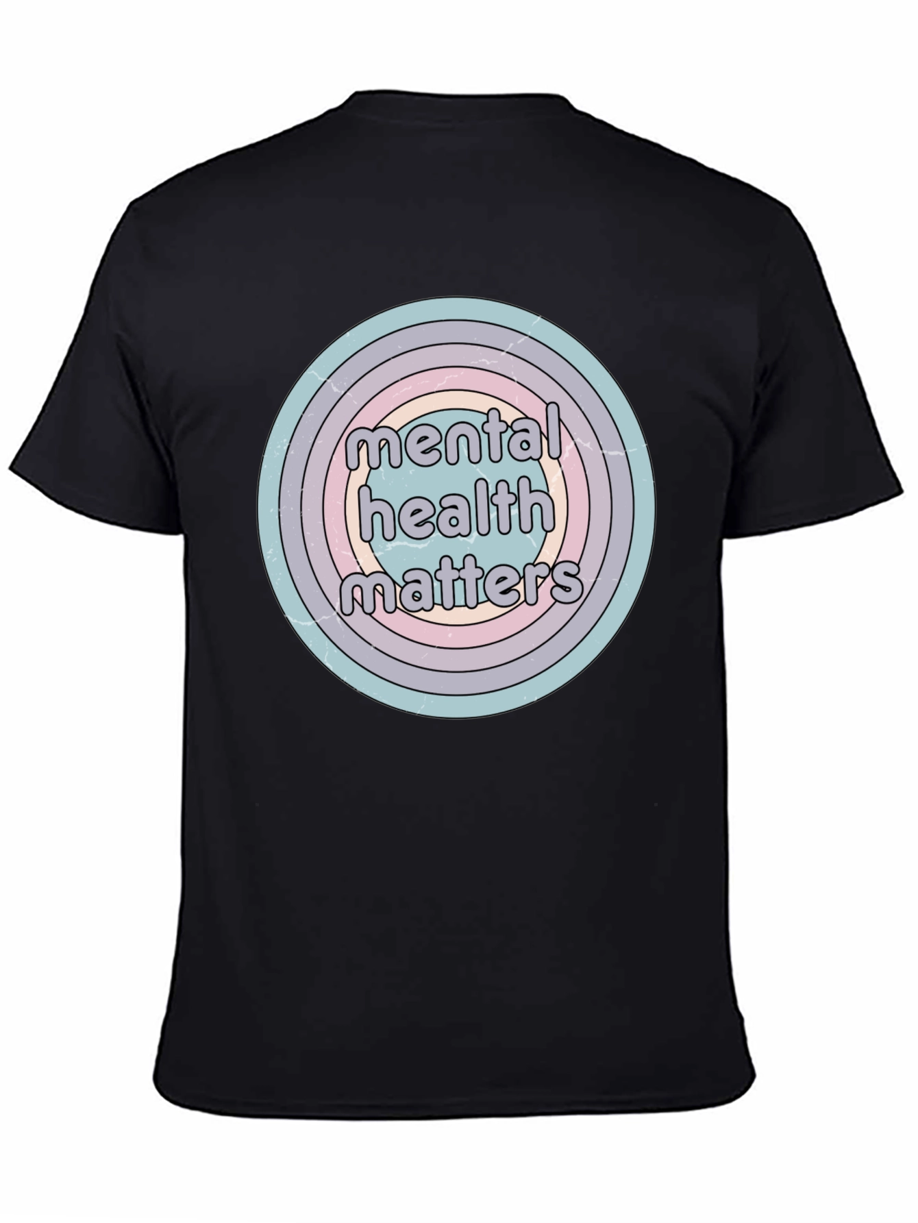 Black Mental Health Matters Graphic Tee - Unisex view 4