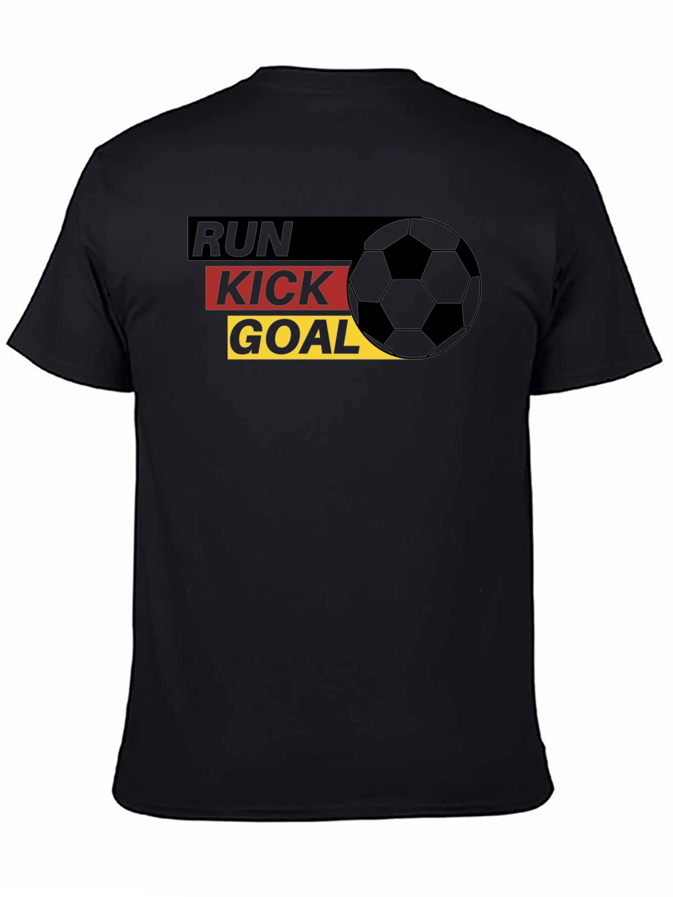 Run Kick Goal Soccer T-Shirt - 4