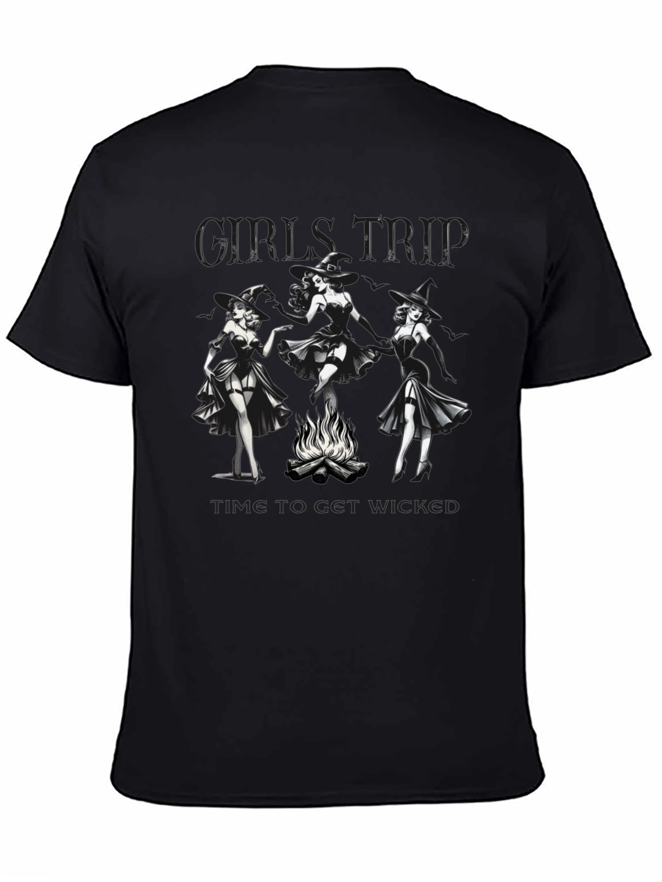 Black Girl Trip Get Wicked Graphic T-Shirt view 4