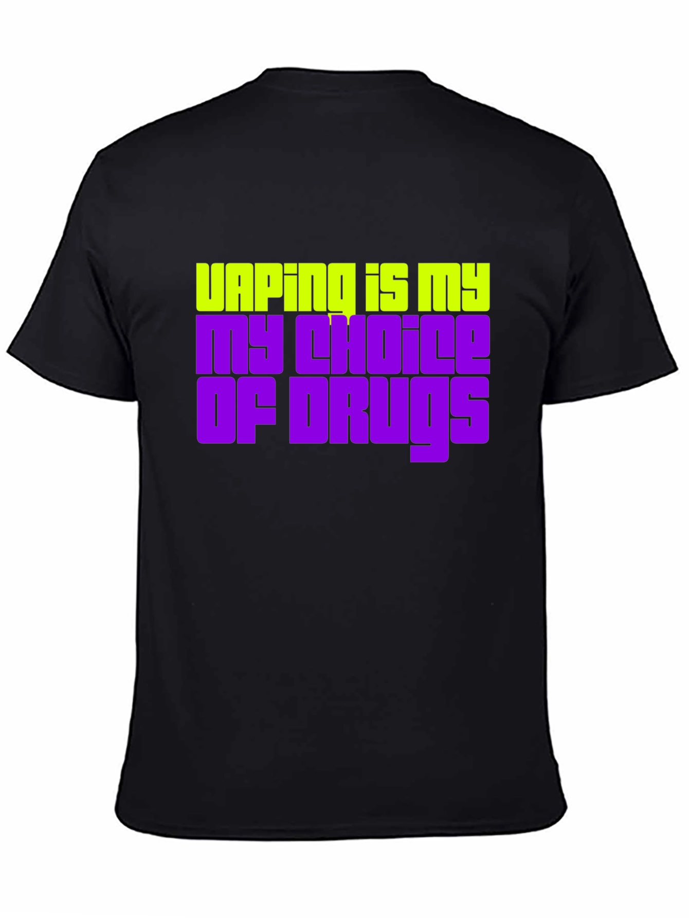 Black Vaping Is My Choice Graphic Tee view 4