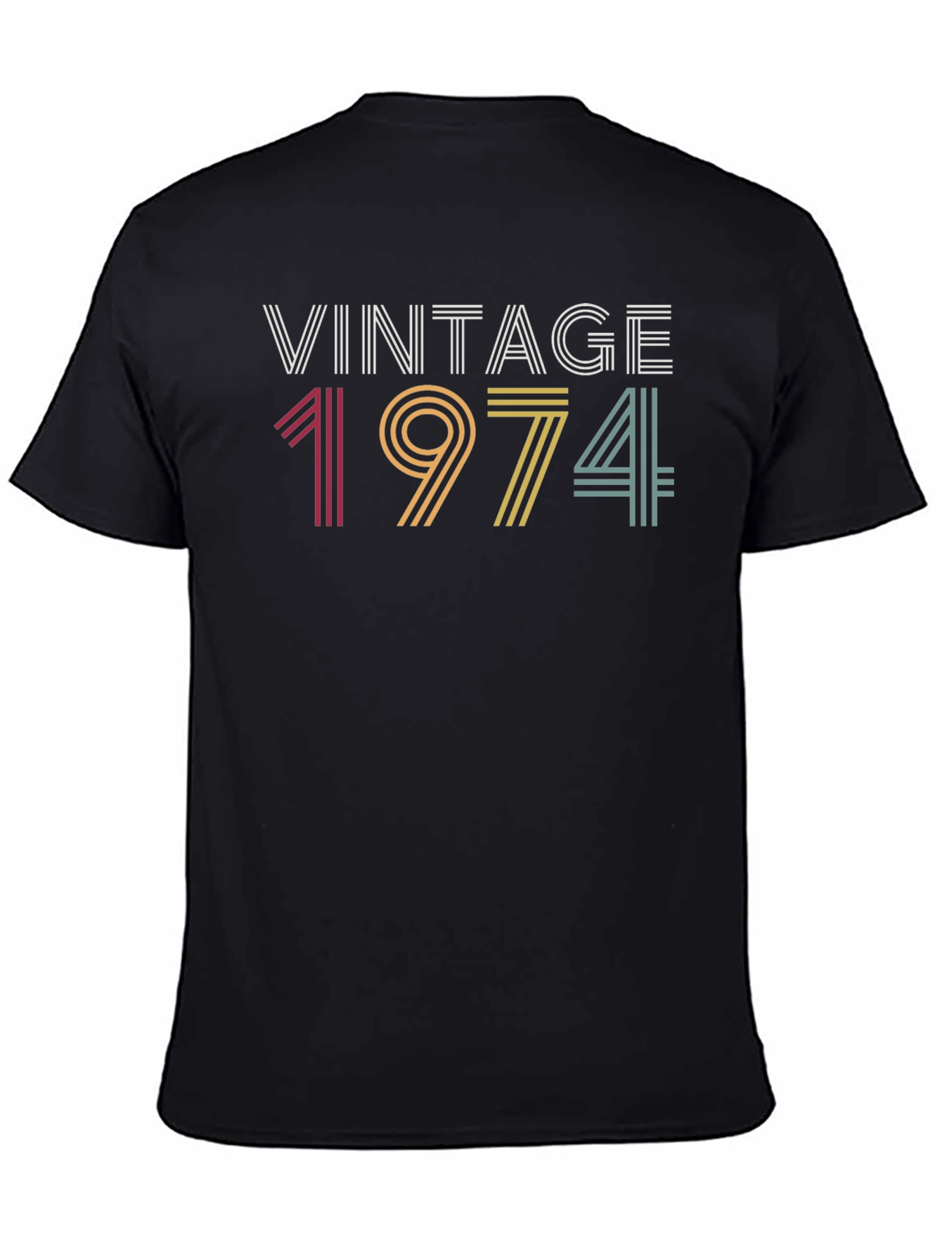 Black Vintage 1974 Graphic Tee view 4