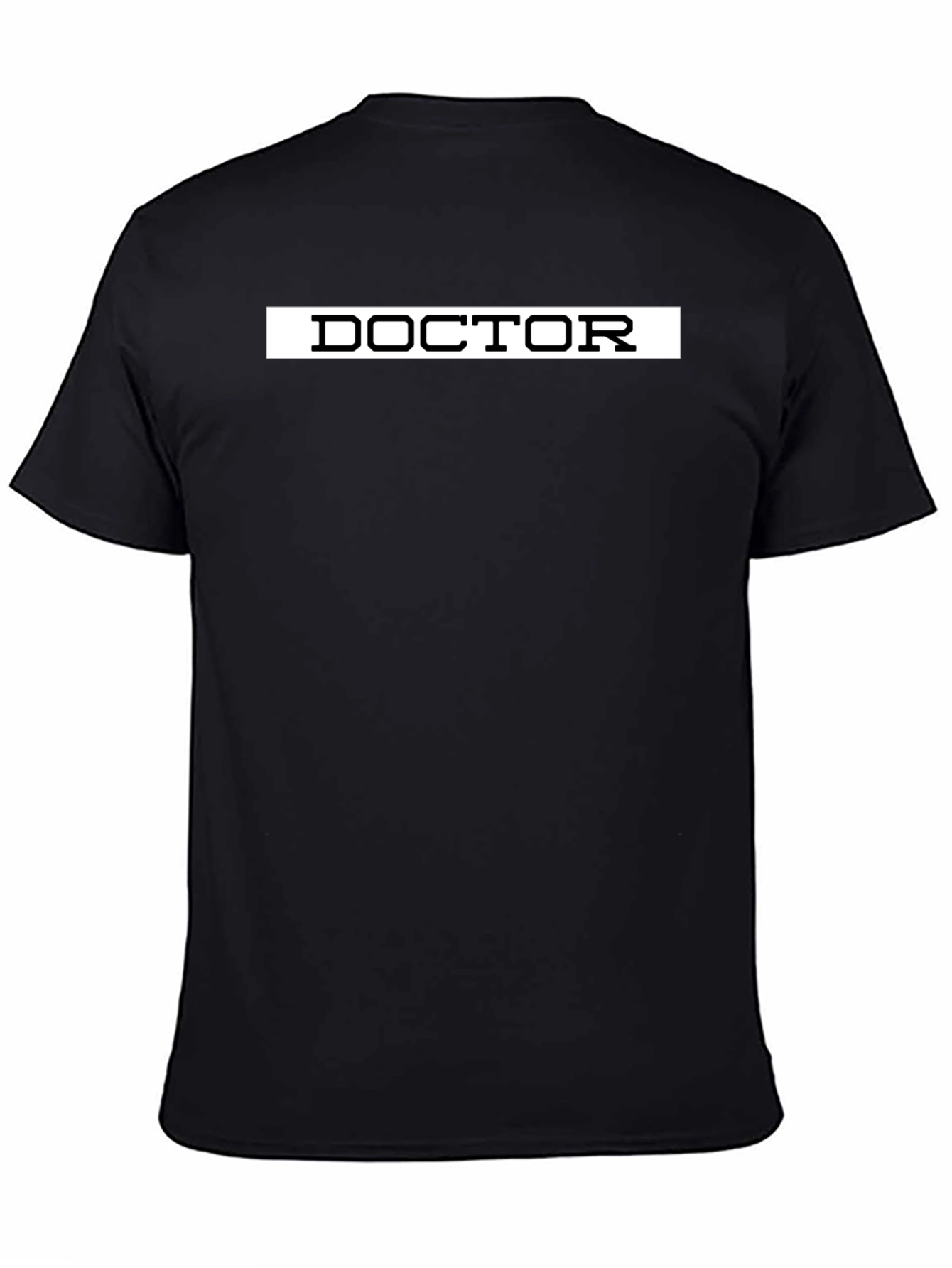 Black Doctor Graphic Tee - Classic Black T-Shirt view 4