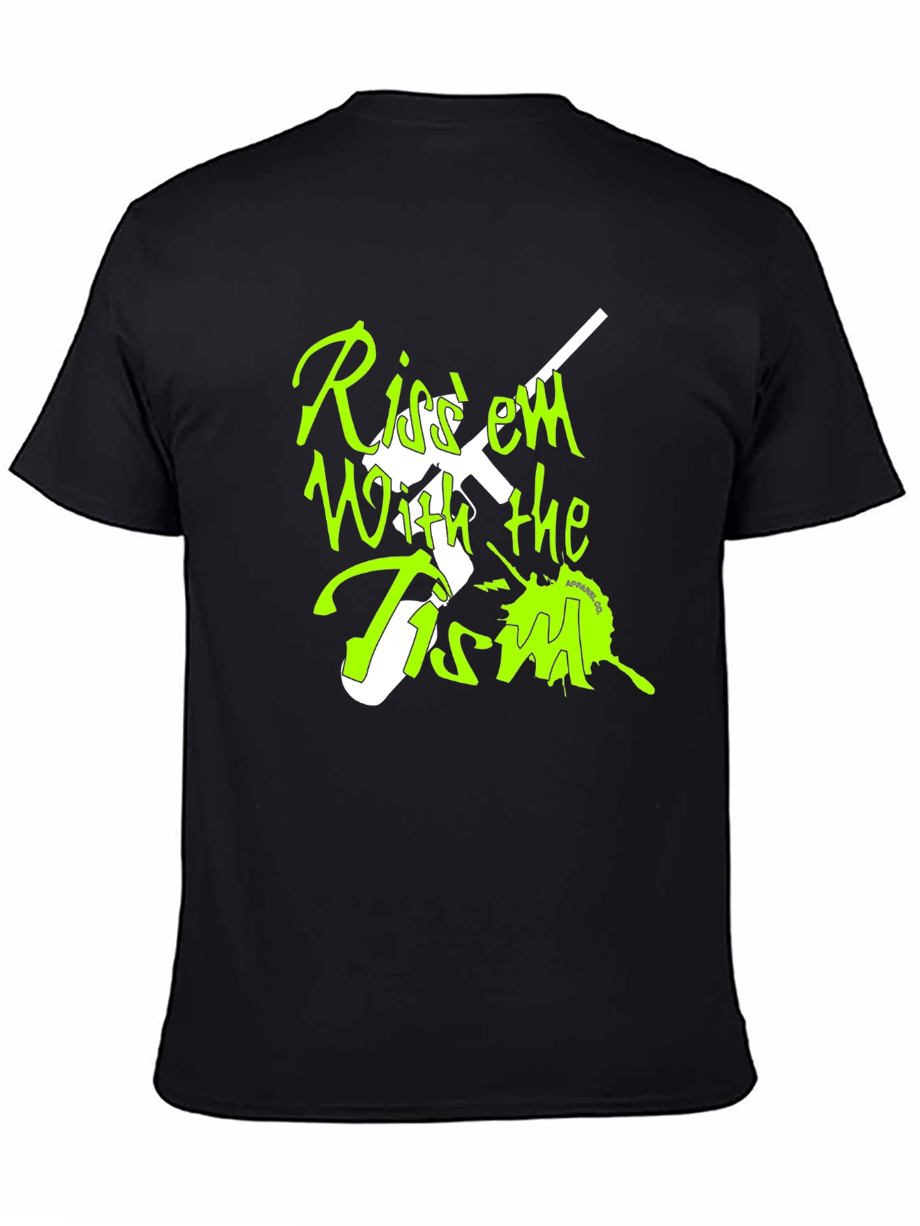 Black Kiss 'em with the tism black tee view 4