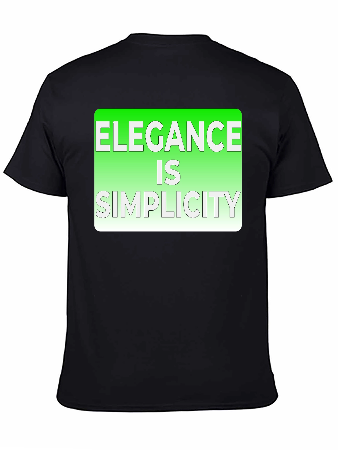 Elegance is Simplicity Graphic Tee - 4