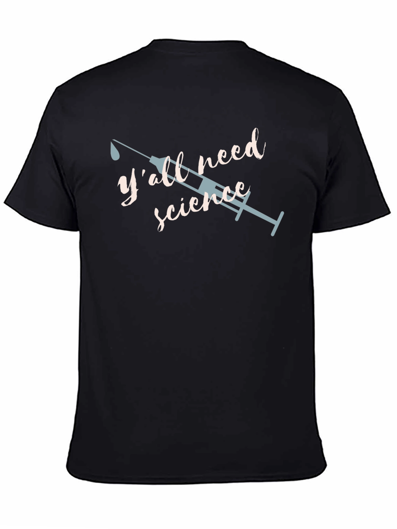Black Y'all Need Science Graphic T-Shirt view 4