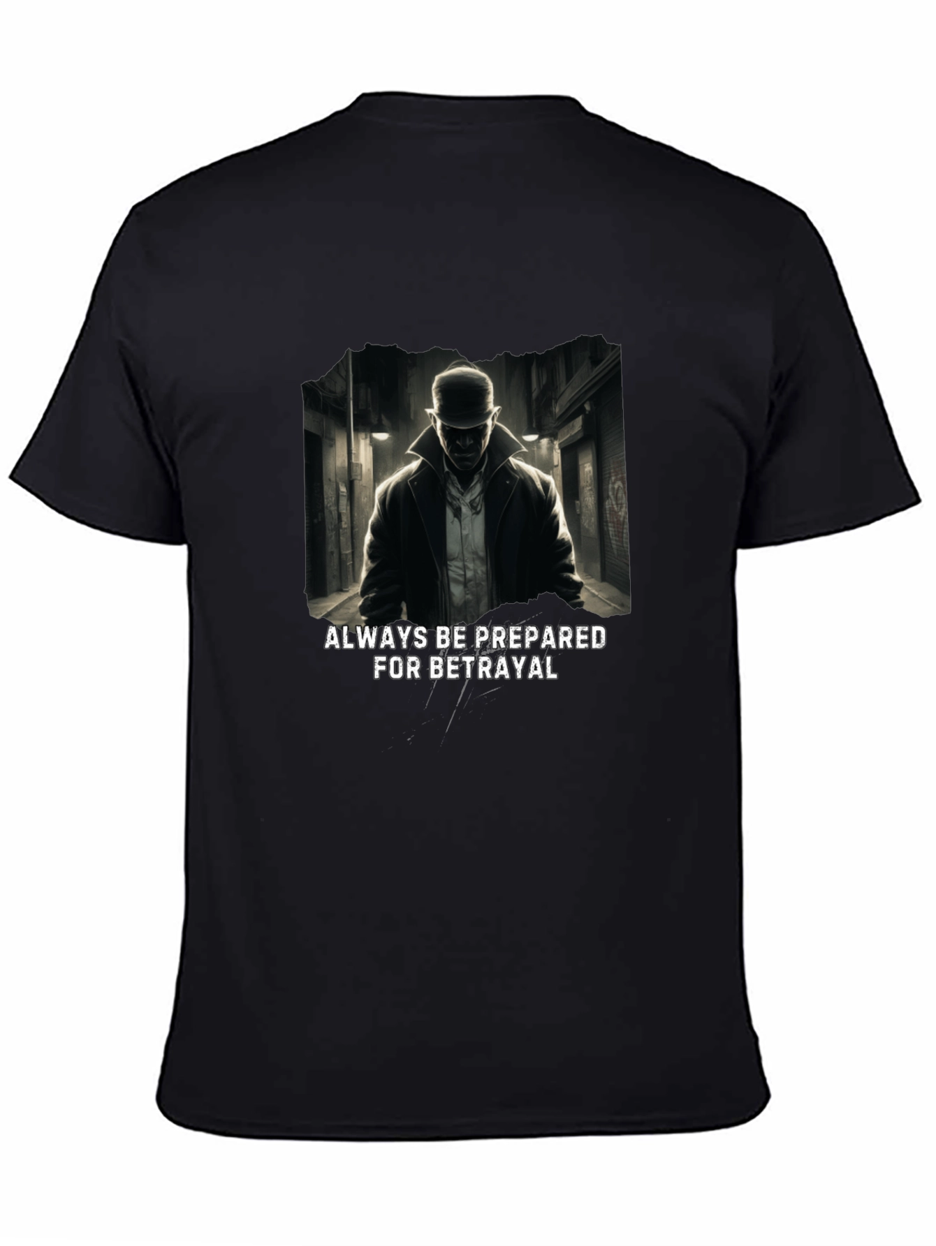Black Always Be Prepared Tee - Intrigue & Style view 4
