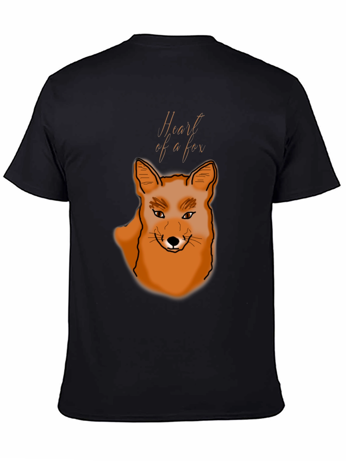 Black Heart of a Fox Graphic Tee view 4