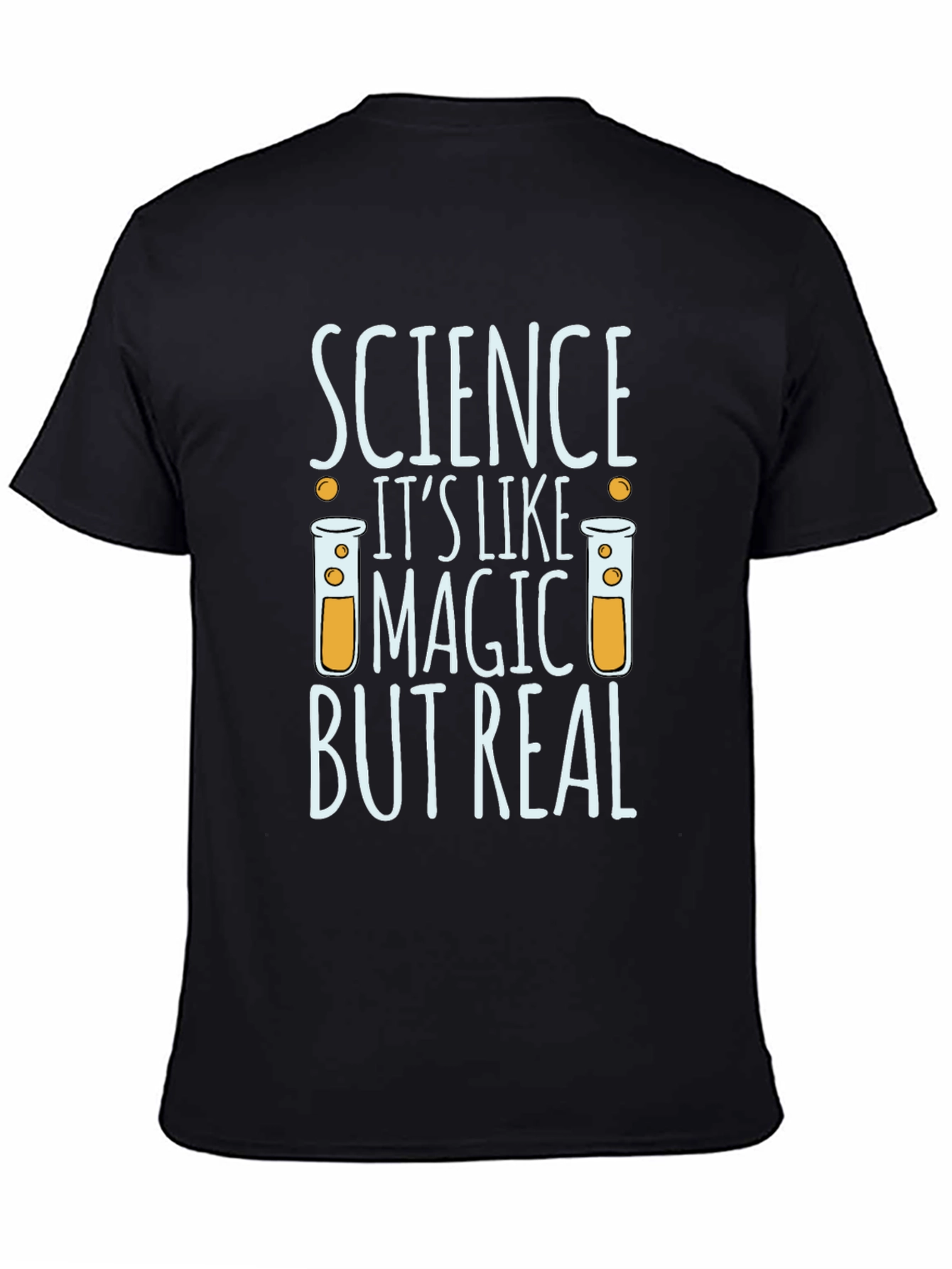 Black Science It's Like Magic But Real T-Shirt view 4