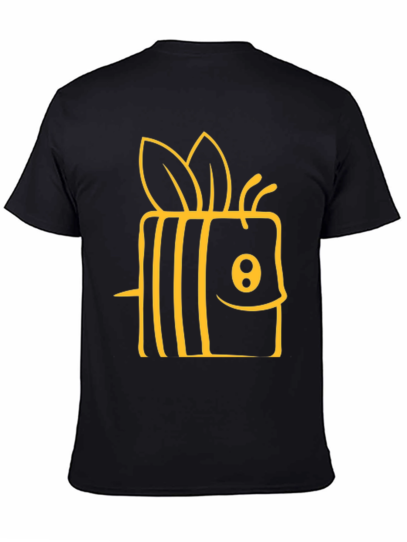 Cool Bee Graphic T-Shirt - Black Casual Tee - 4