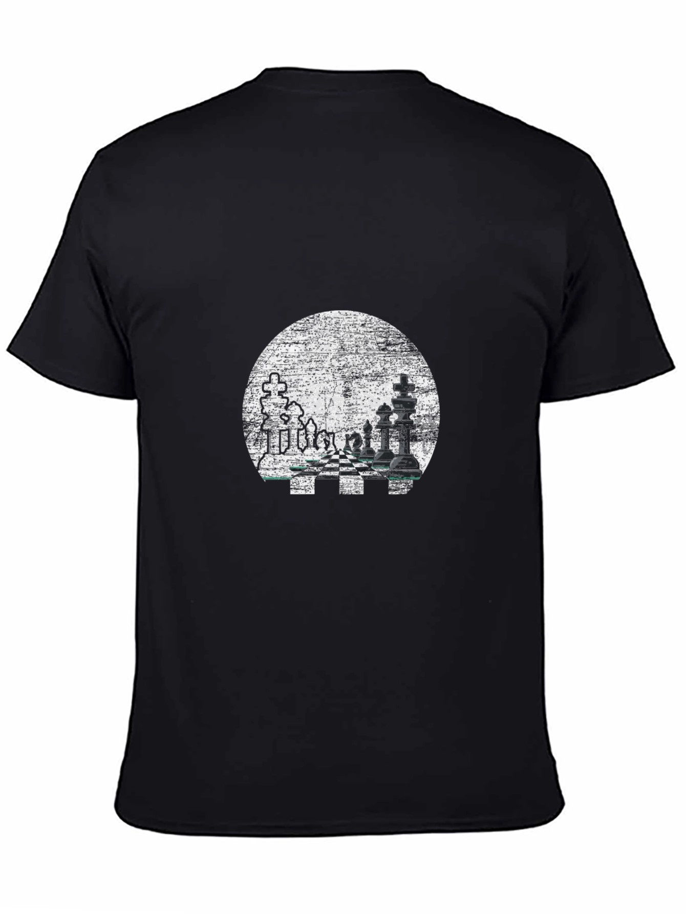 Black Chess Graphic T-Shirt - Stylish Cotton Tee view 4