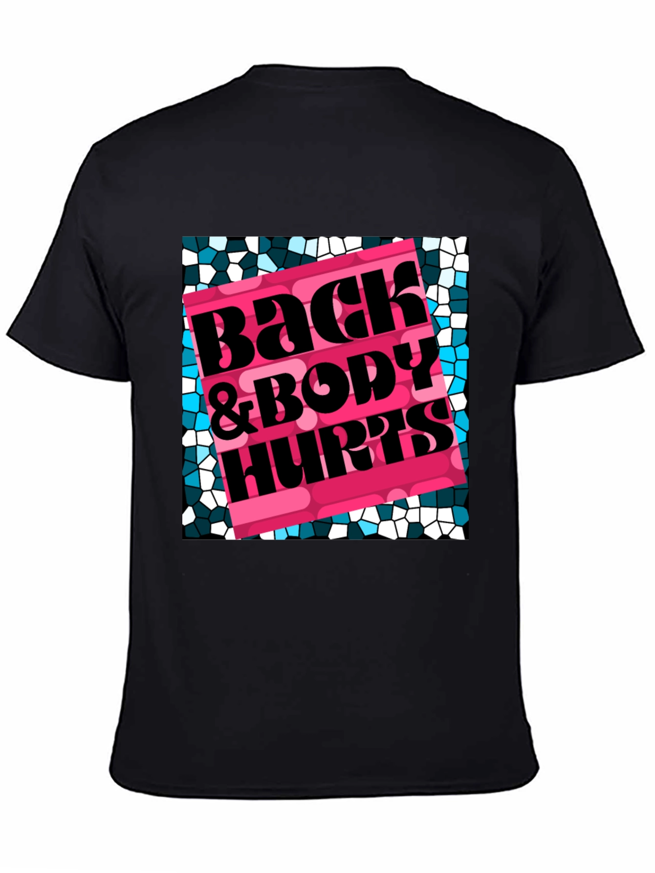Black Back & Body Hurts Graphic T-Shirt view 4