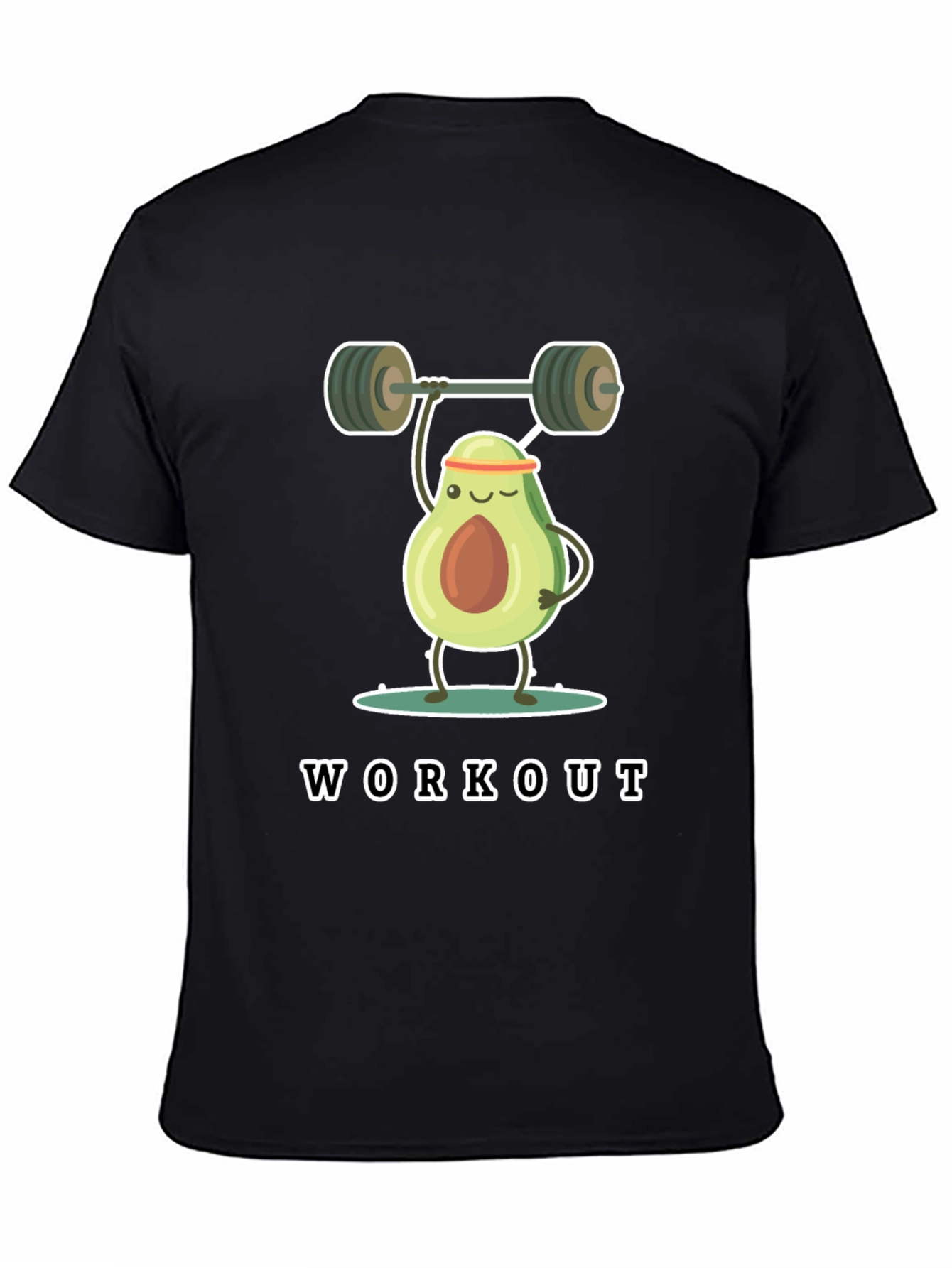 Black Avocado Workout Black T-Shirt view 4