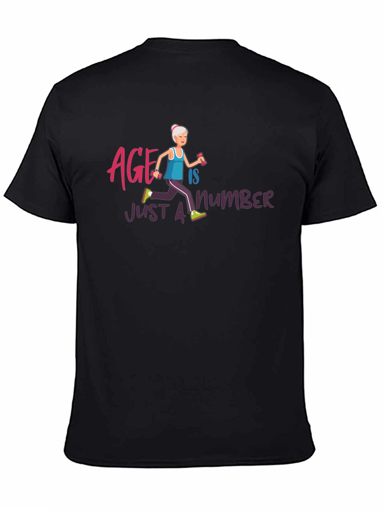 Black Age is Just a Number T-Shirt view 4