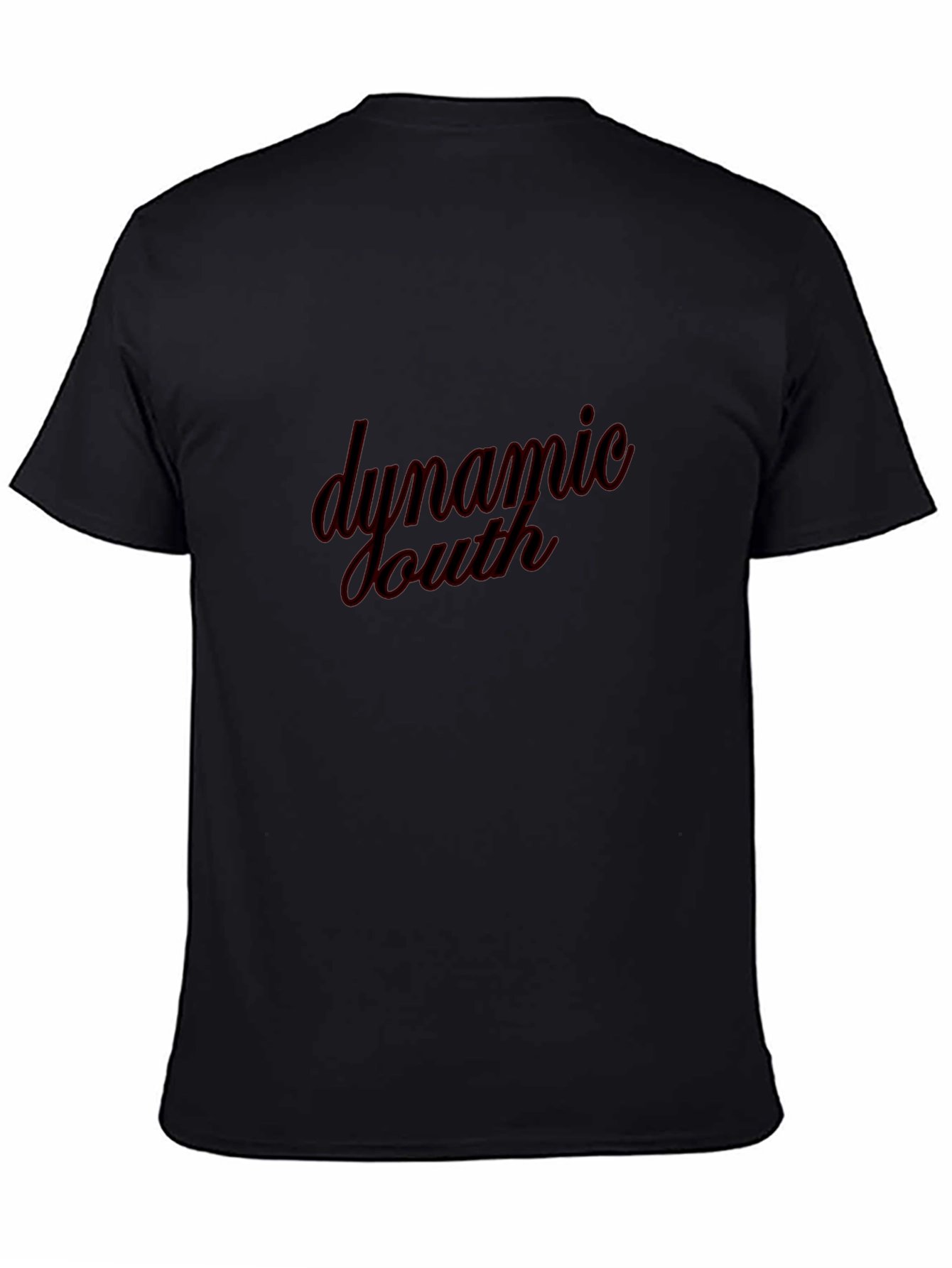 Black Dynamic Youth Black T-Shirt view 4