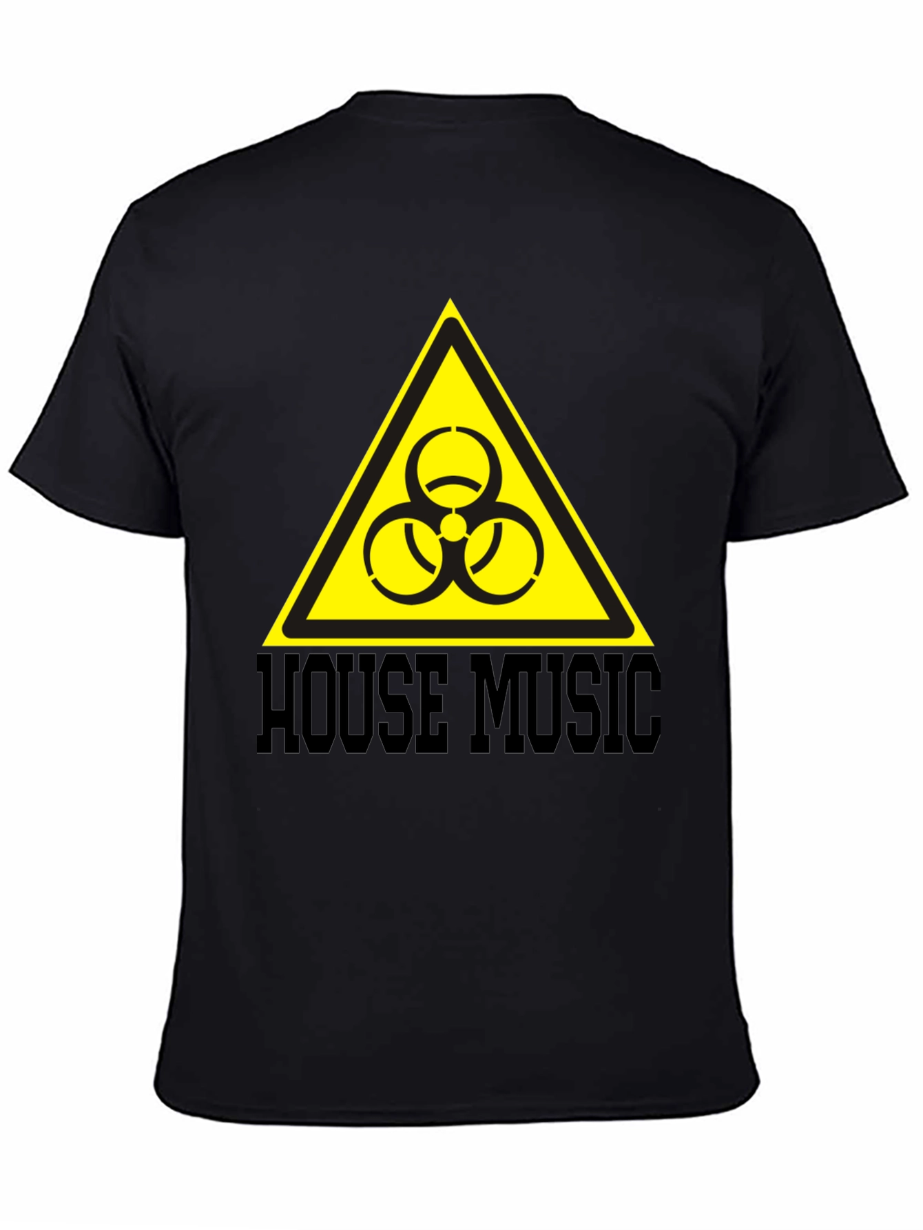 Black House Music Biohazard T-Shirt - Caution: May Cause Dancing! view 4
