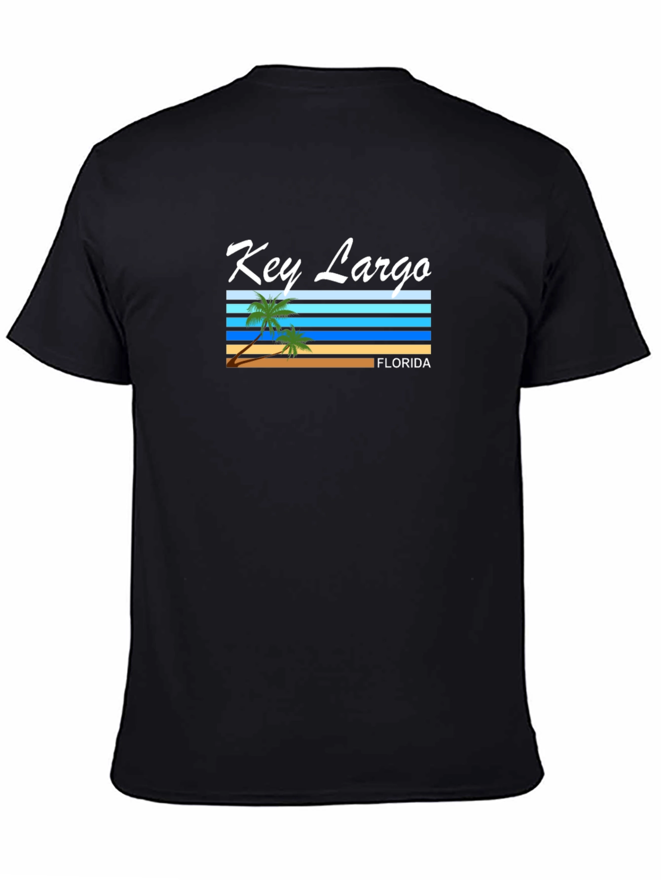 Black Key Largo Florida Graphic T-Shirt view 4