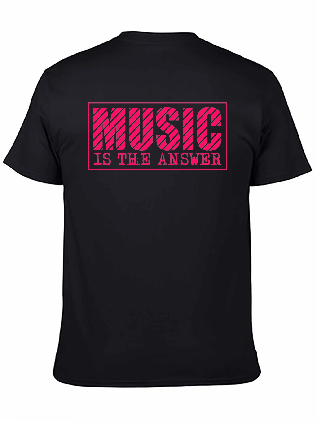 Black Music is the Answer Graphic T-Shirt view 4