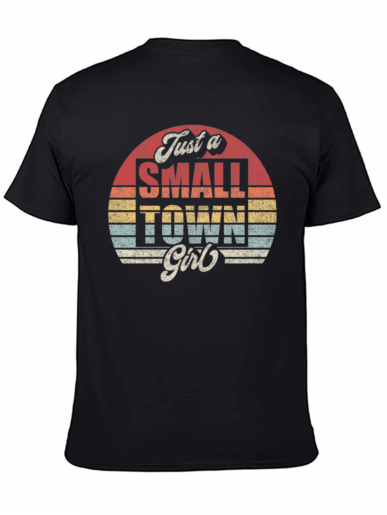 Black Just a Small Town Girl T-Shirt view 4