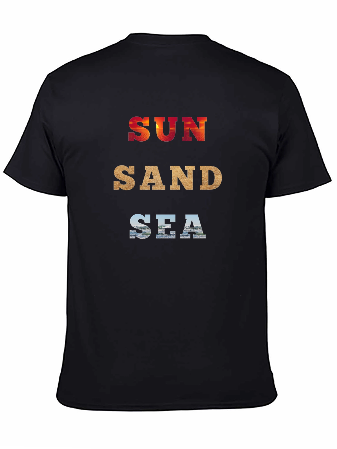Black Sun Sand Sea Graphic Tee - Summer Ready! view 4