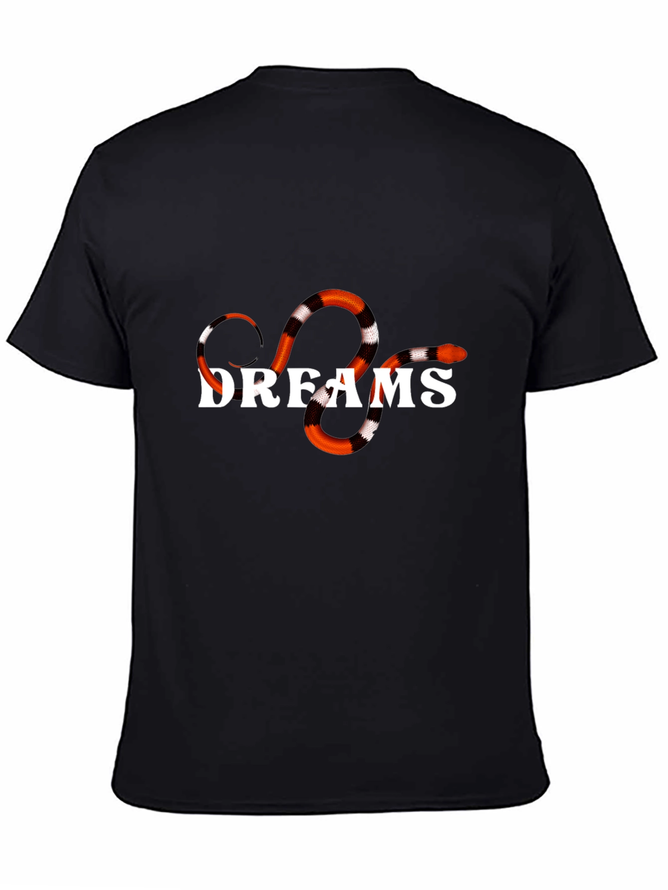 Black Dreams Snake Graphic T-Shirt view 4