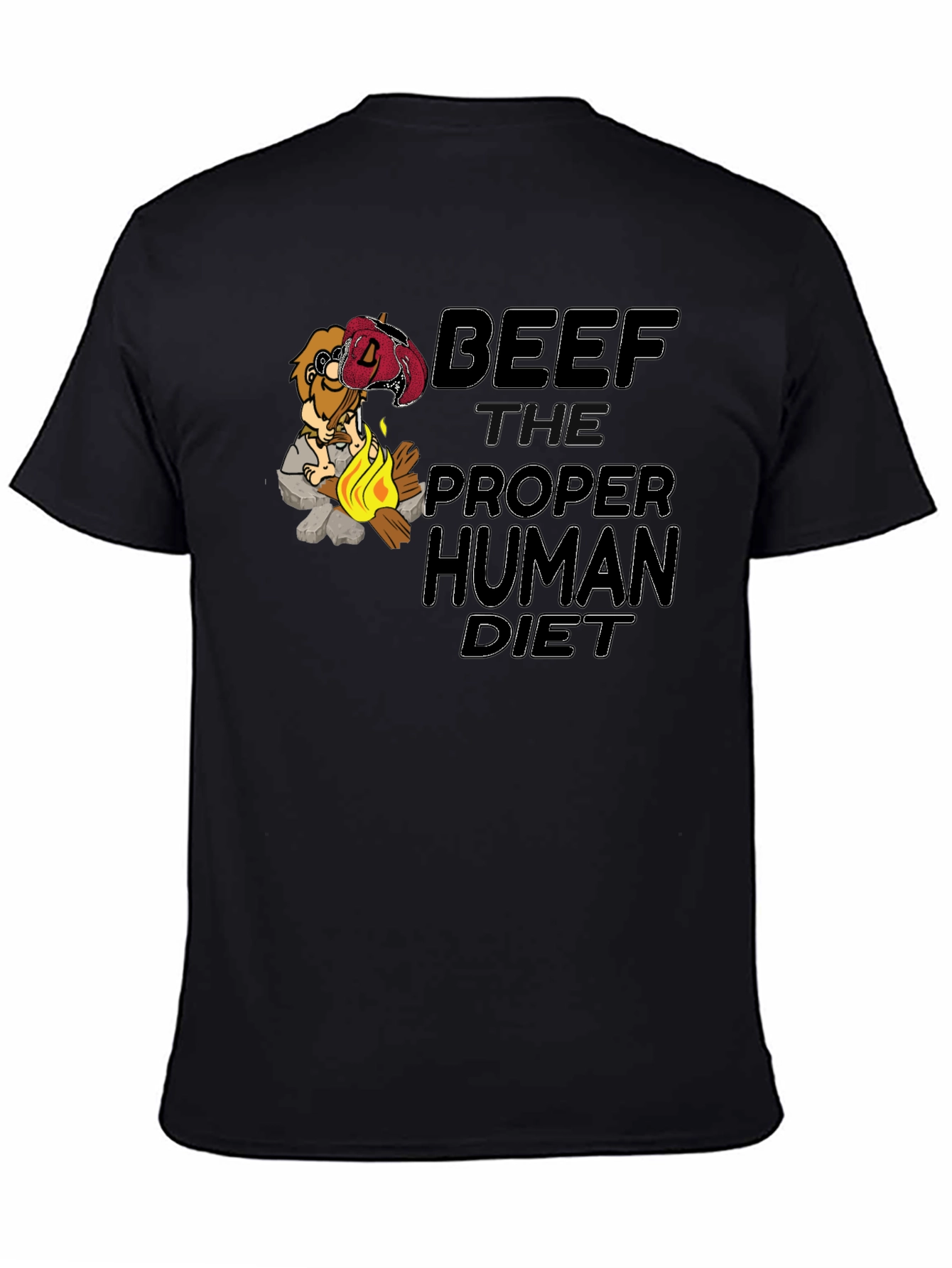 Black Beef: The Proper Human Diet T-Shirt view 4