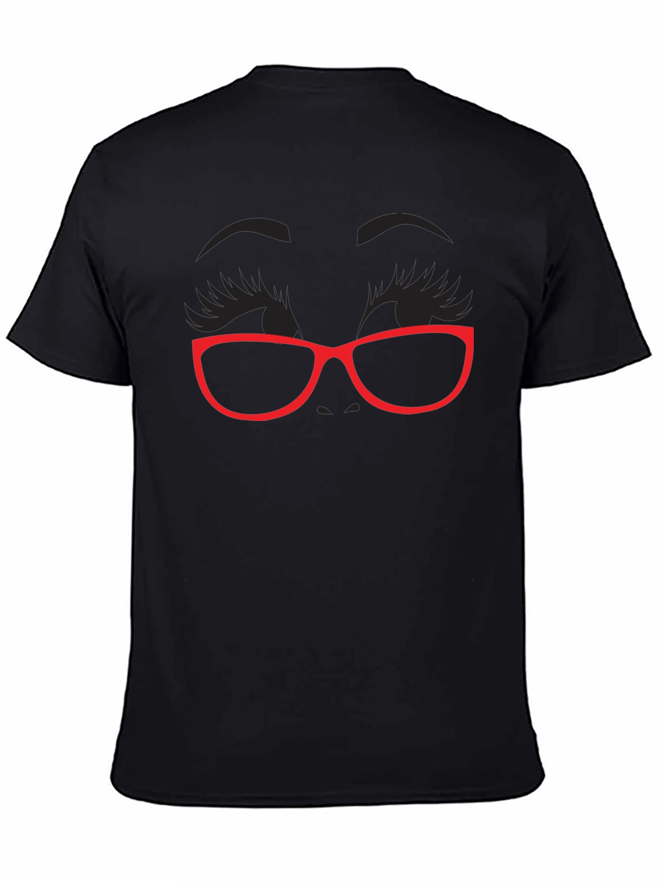 Black Eyeglasses Graphic Tee - Stylish and Unique Design view 4