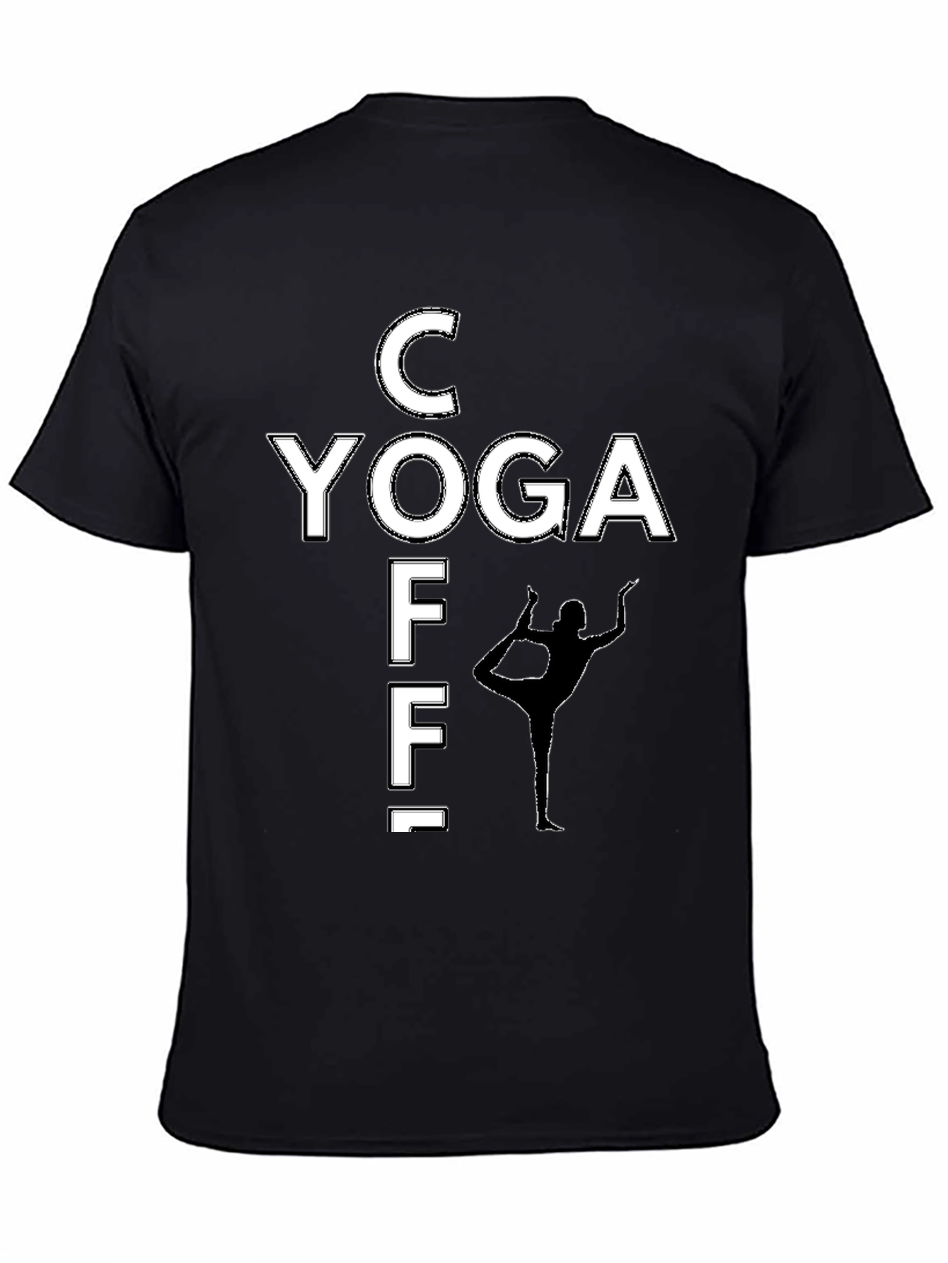 Black Coffee Yoga T-Shirt view 4