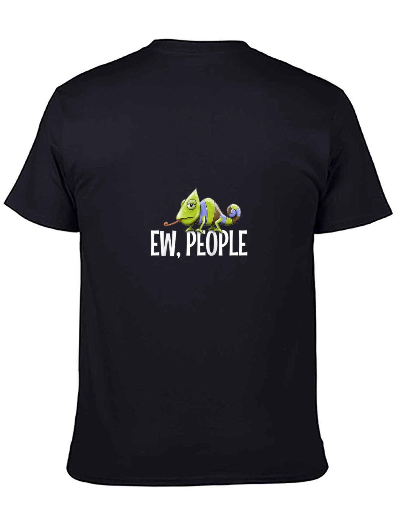 Black Ew, People Chameleon Graphic Tee view 4