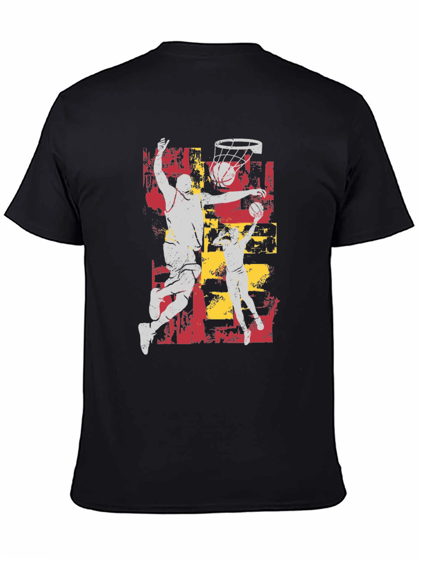 Black Basketball Graphic T-Shirt view 4