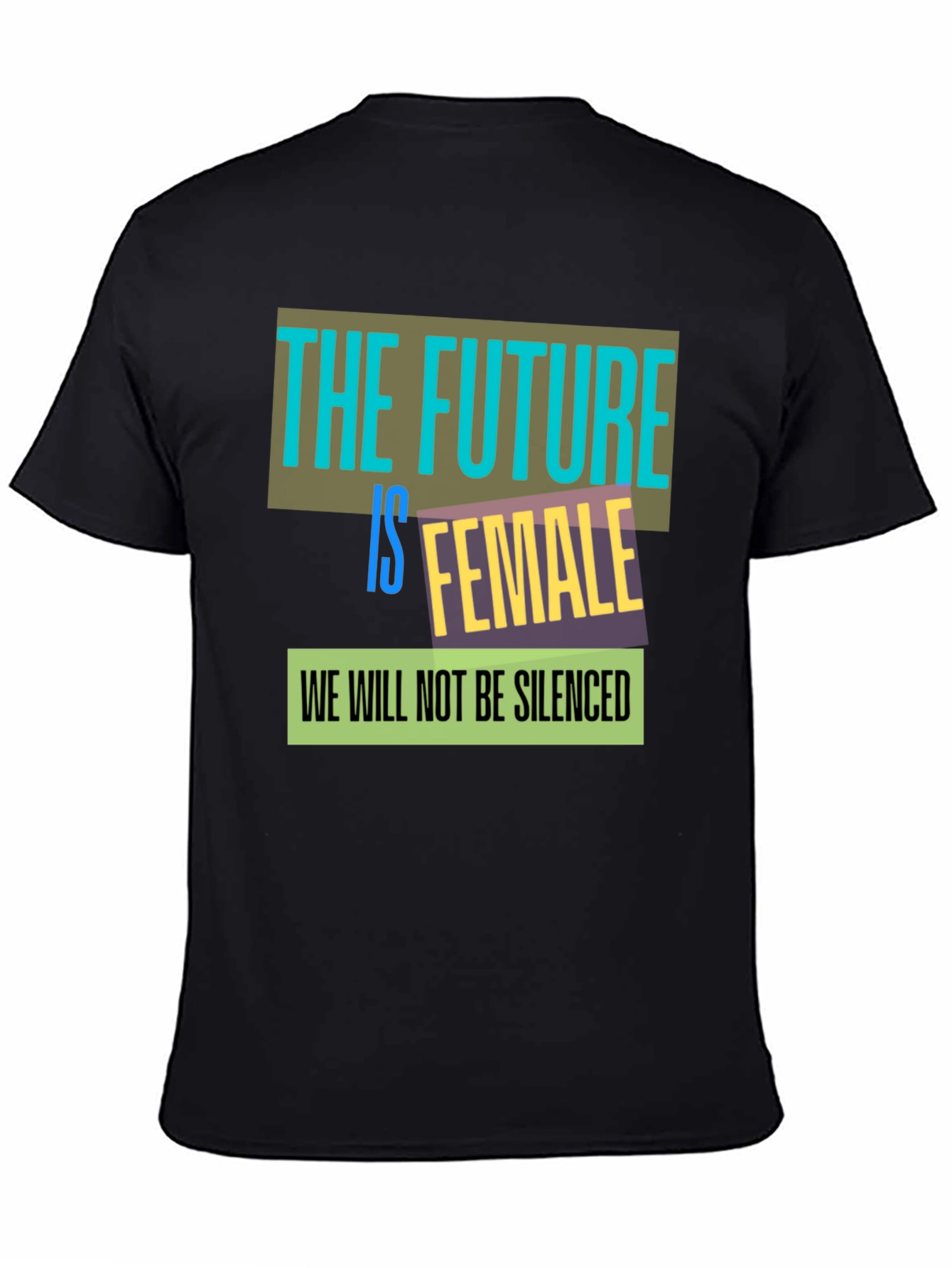 Black The Future Is Female Graphic Tee view 4