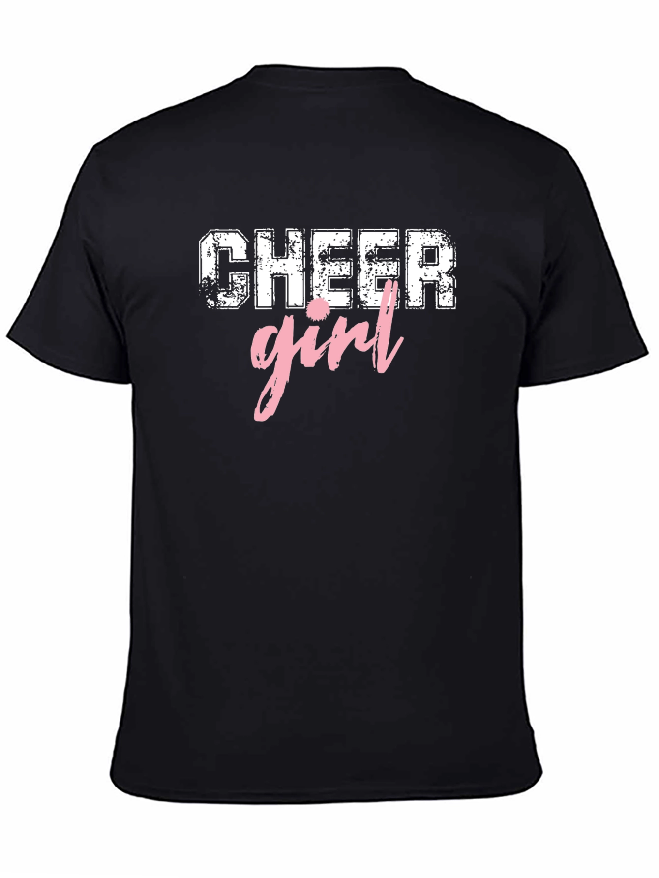 Black Cheer Girl Graphic Tee - Black view 4