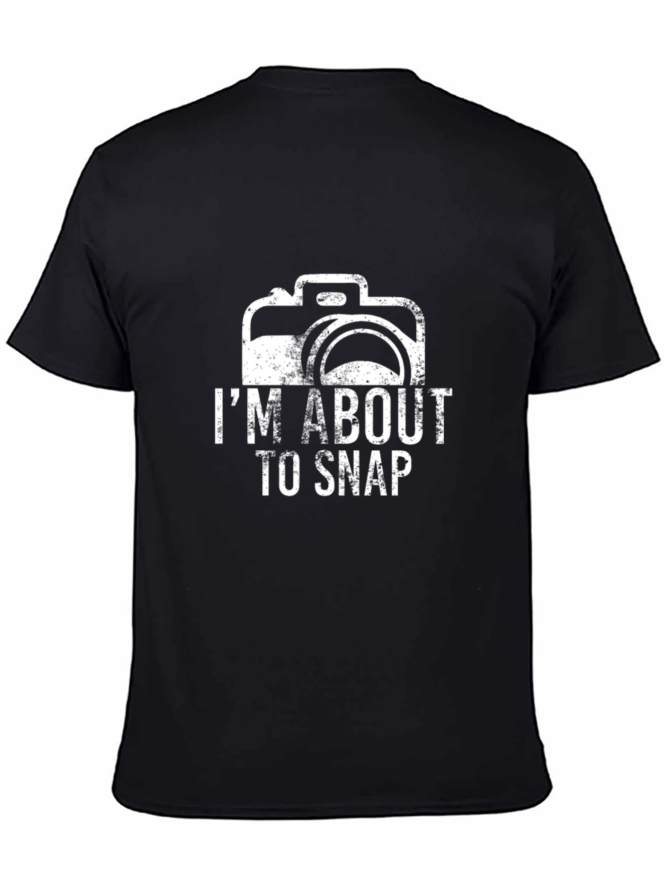 Black I'm About To Snap Camera Graphic Tee - Black view 4