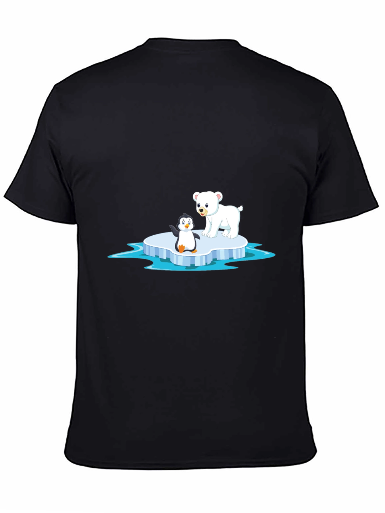 Black Penguin & Polar Bear Ice T-Shirt view 4