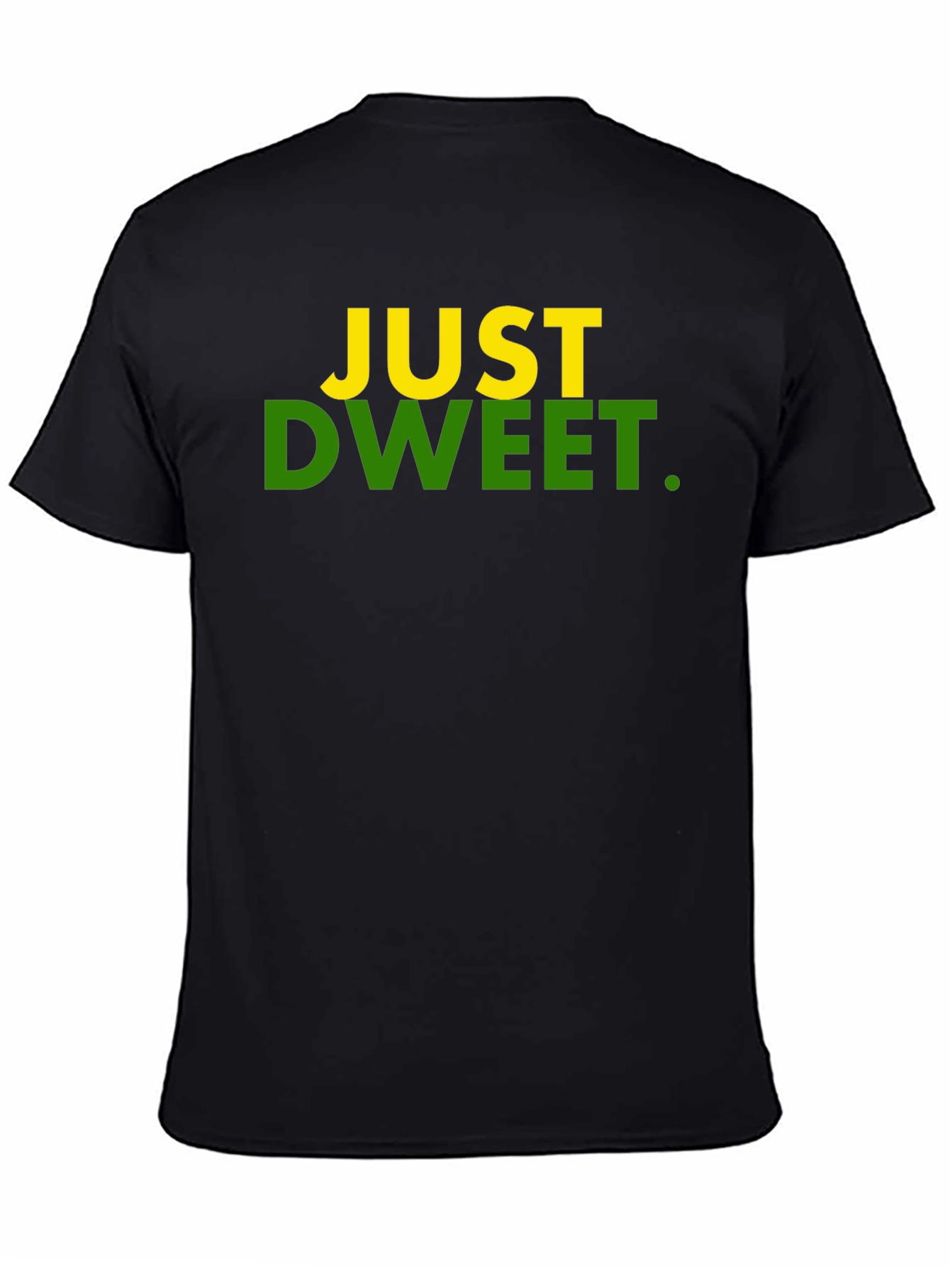 Black Just Dweet T-Shirt -  Trendy Graphic Tee view 4