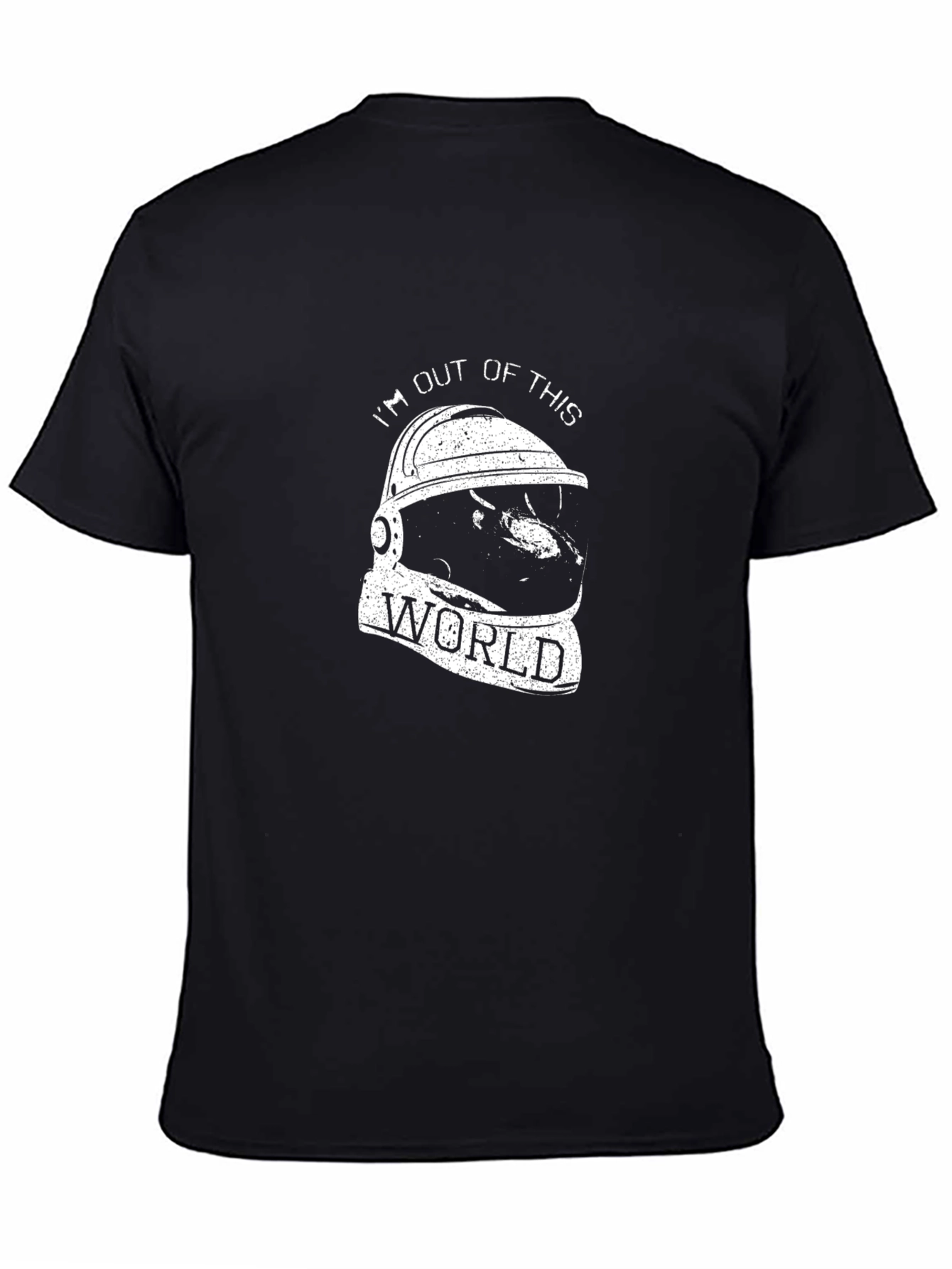 Black Out of This World Graphic T-Shirt - Black view 4