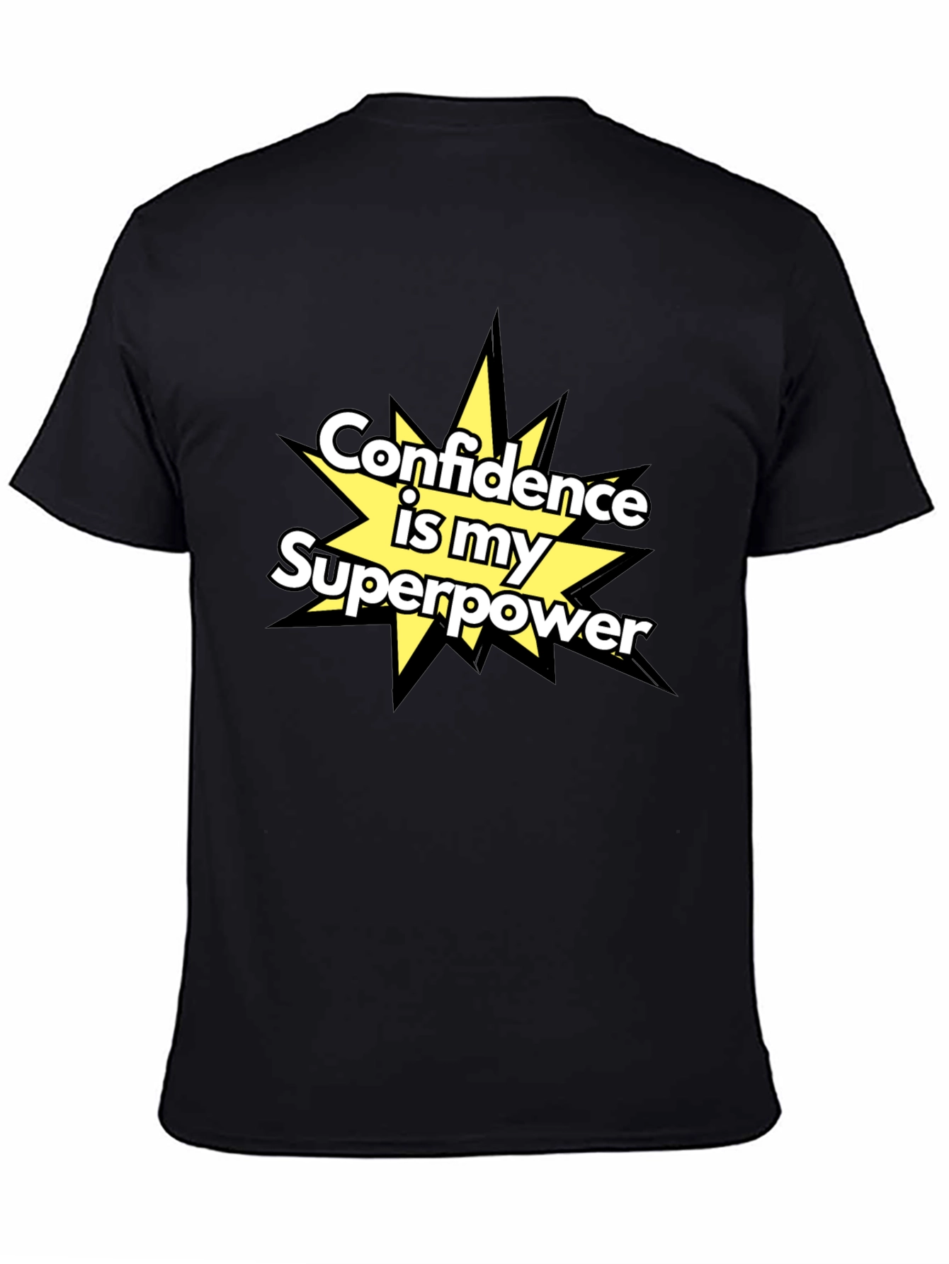 Black Confidence is my Superpower T-Shirt view 4