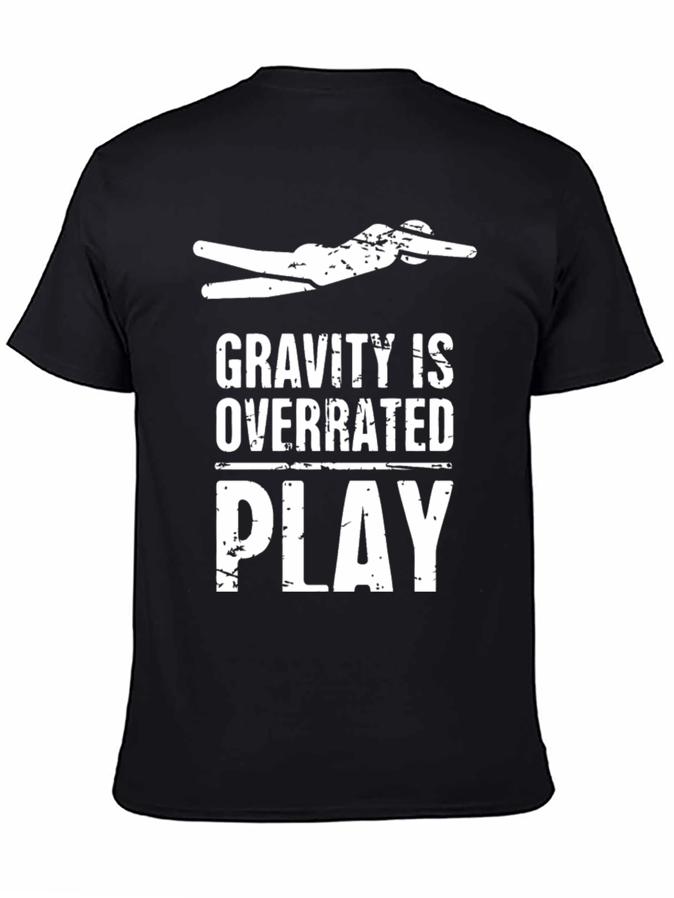 Black Gravity is Overrated T-Shirt view 4