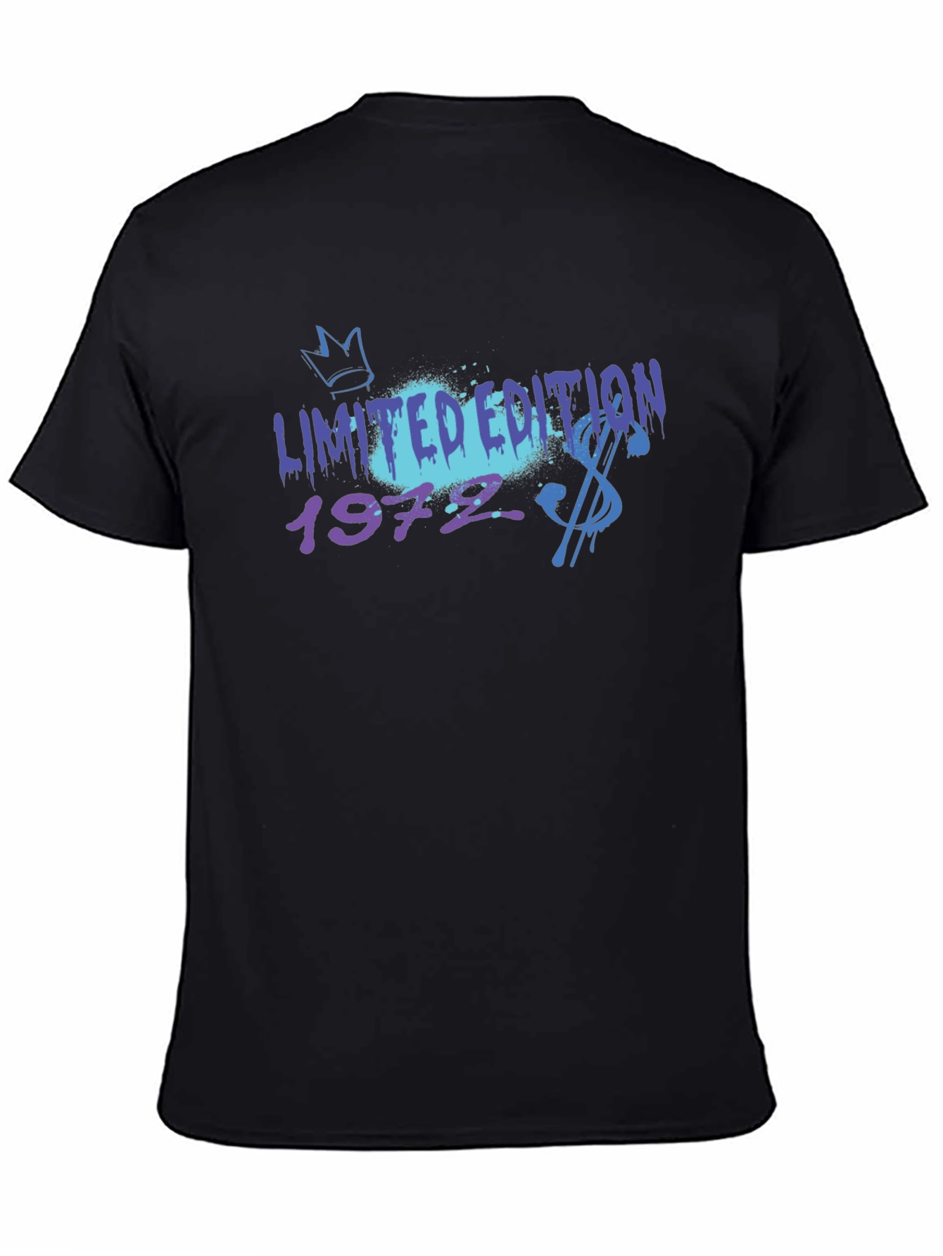 Black Limited Edition 1972 T-Shirt - Graphic Print Tee view 4