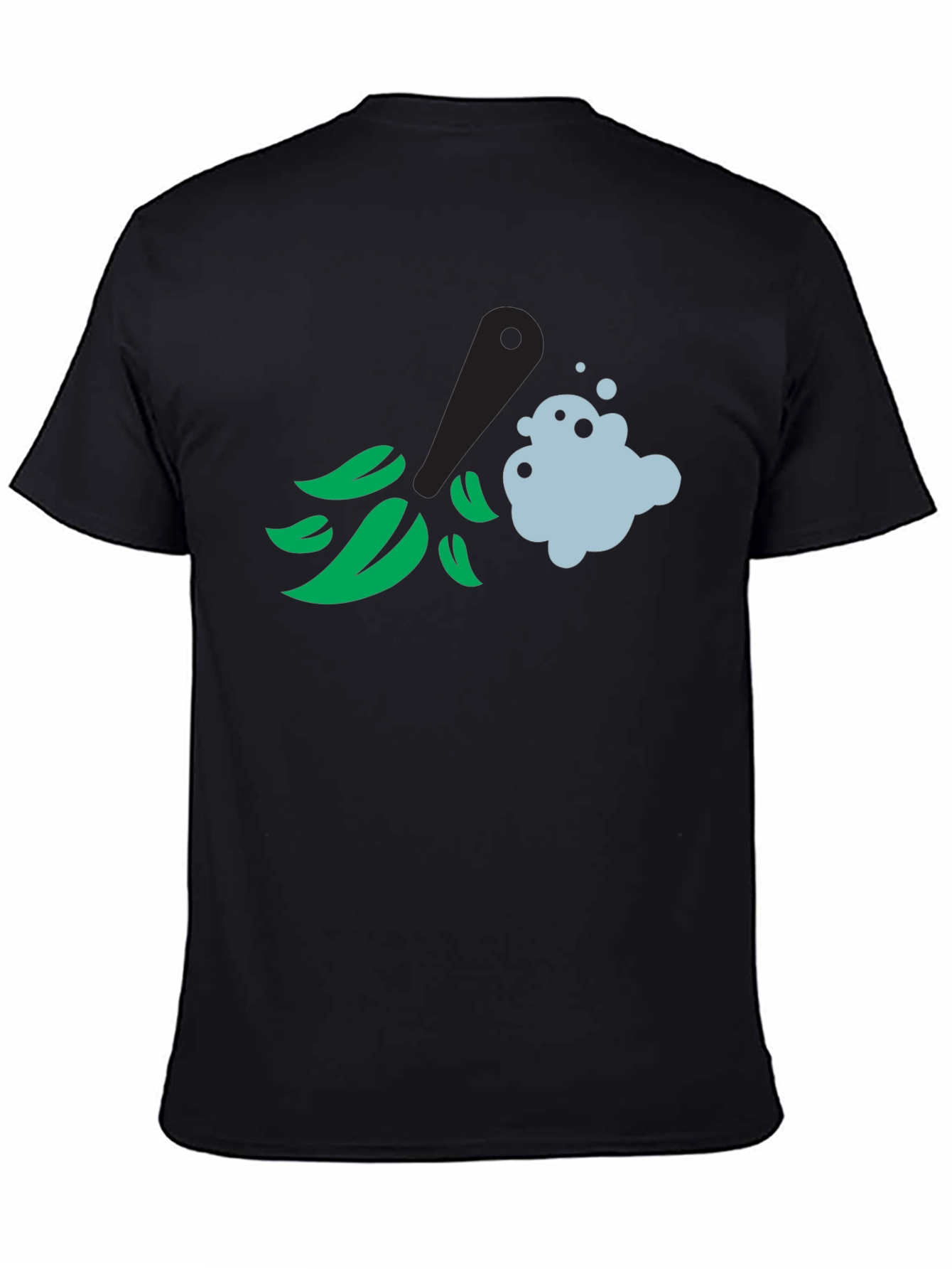 Black Nature Clean T-Shirt view 4