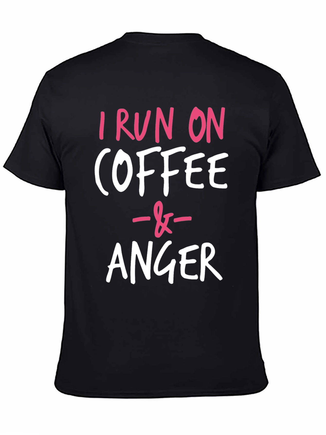 Black Coffee & Anger T-Shirt - Funny Slogan Tee view 4