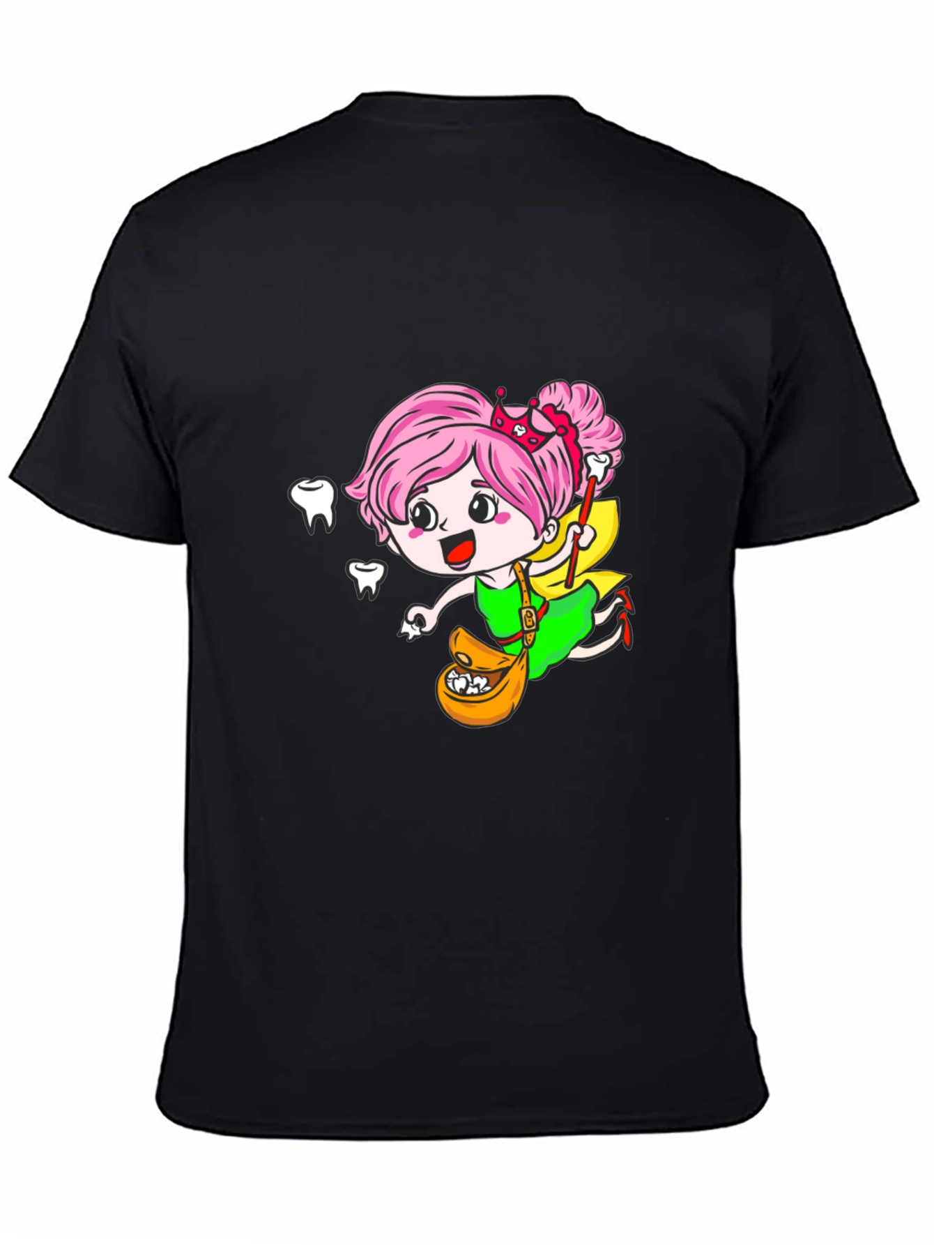 Black Tooth Fairy Graphic Black Tee view 4