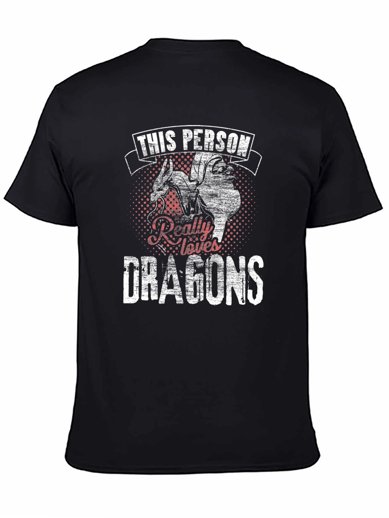 Dragon Lover Graphic Tee - Black - 4